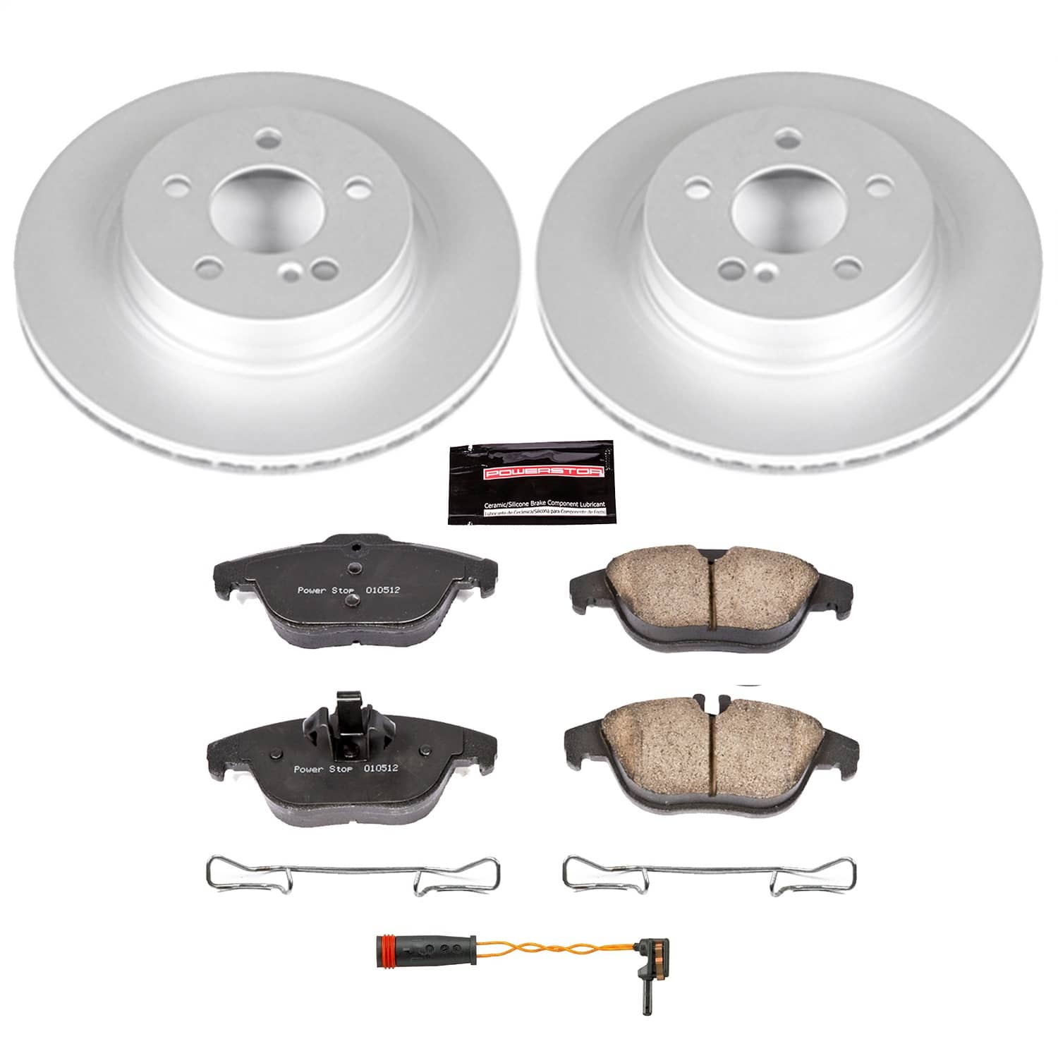 Power Stop - CRK5626 - Rear - Disc Brake Pad and Rotor Kit