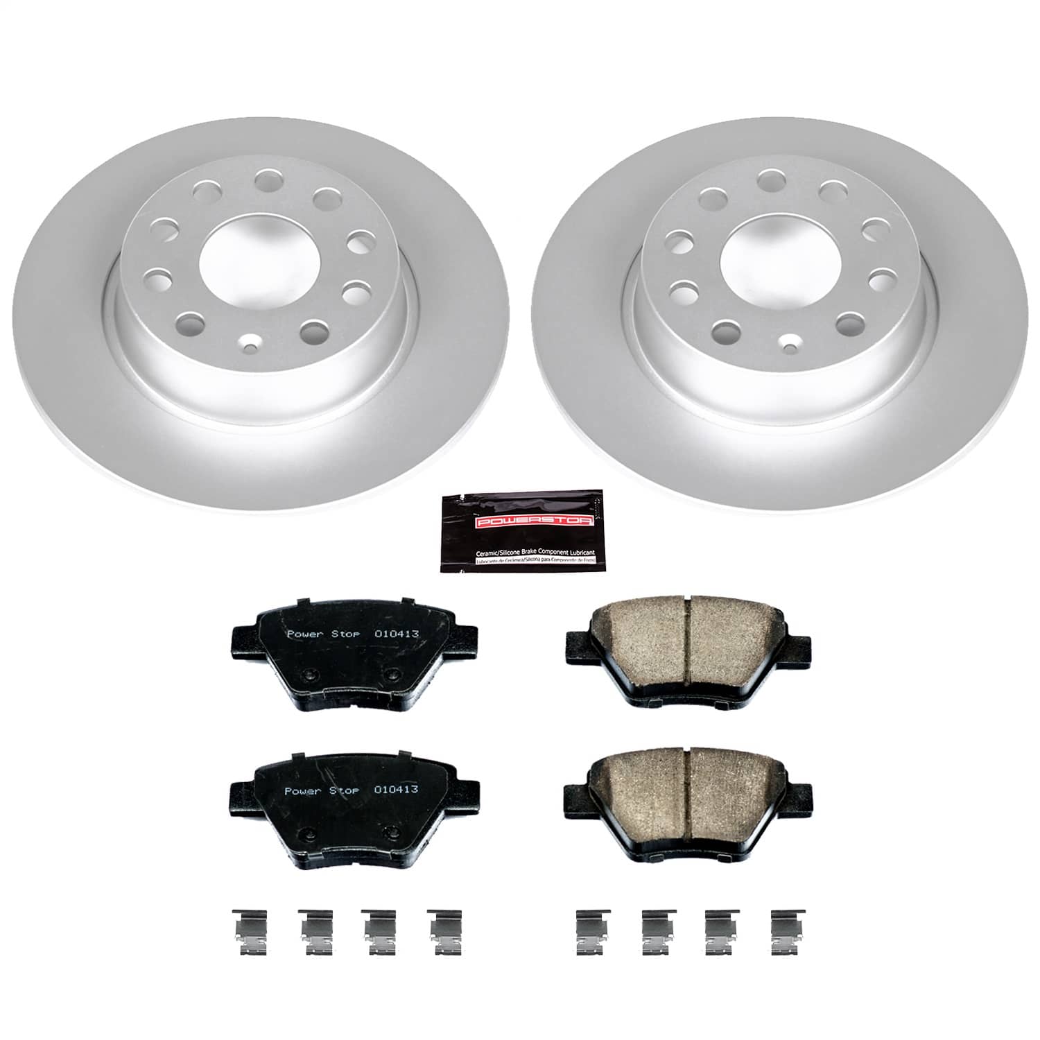 Power Stop - CRK5667 - Rear - Disc Brake Pad and Rotor Kit