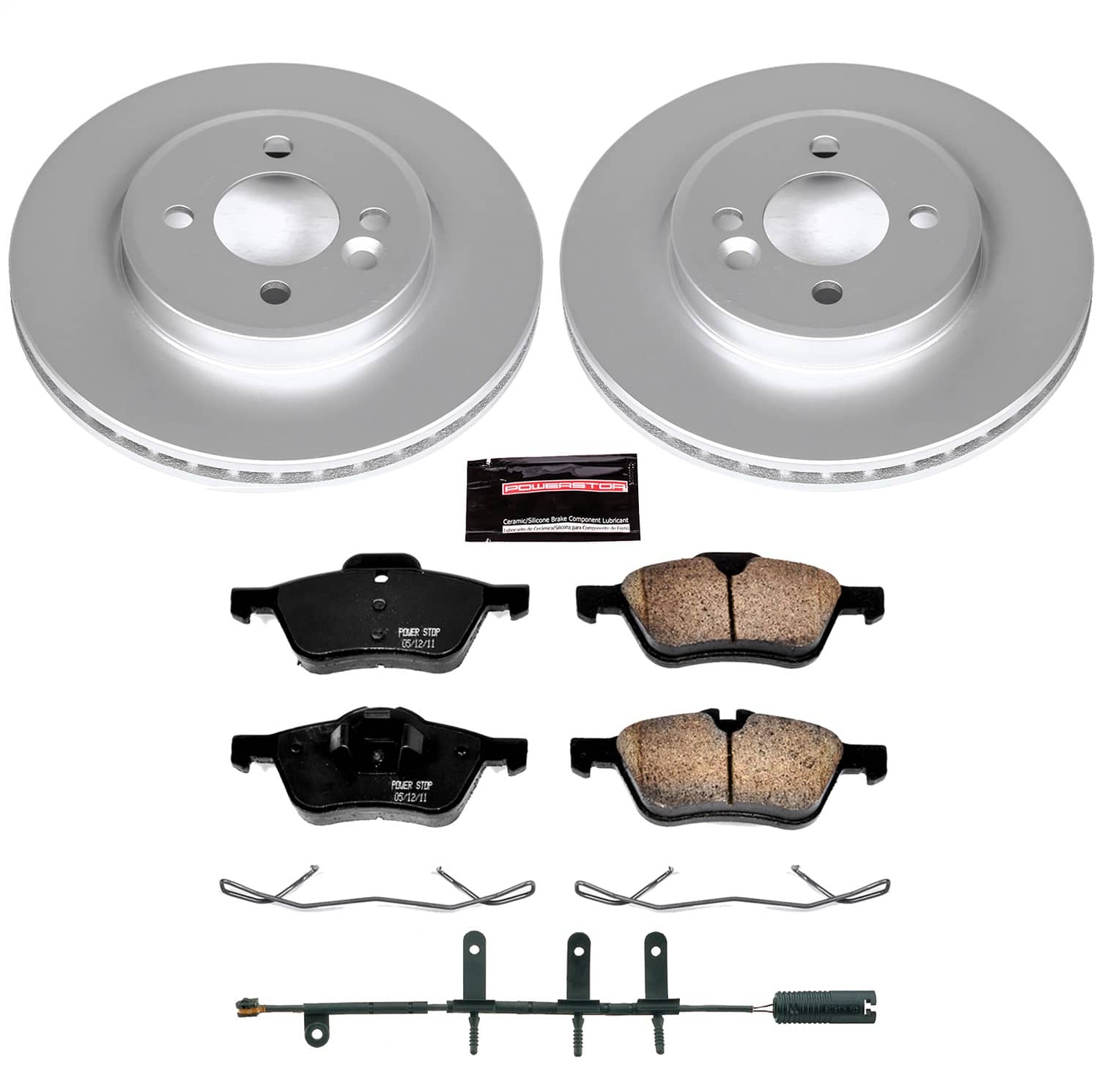 Power Stop - CRK5724 - Front - Disc Brake Pad and Rotor Kit