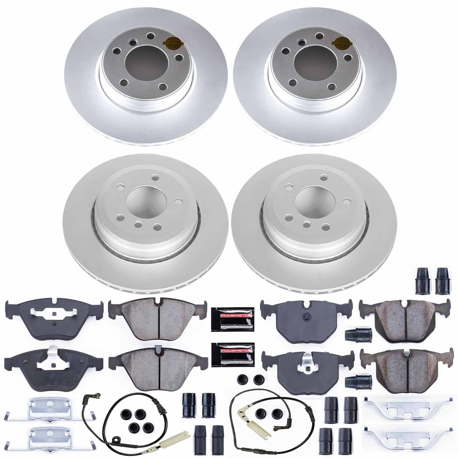 Power Stop - CRK5765 - Front and Rear - Disc Brake Pad and Rotor Kit