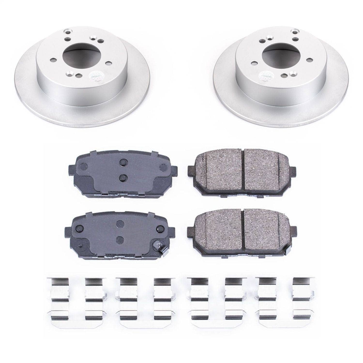 Power Stop - CRK5853 - Rear - Disc Brake Pad and Rotor Kit