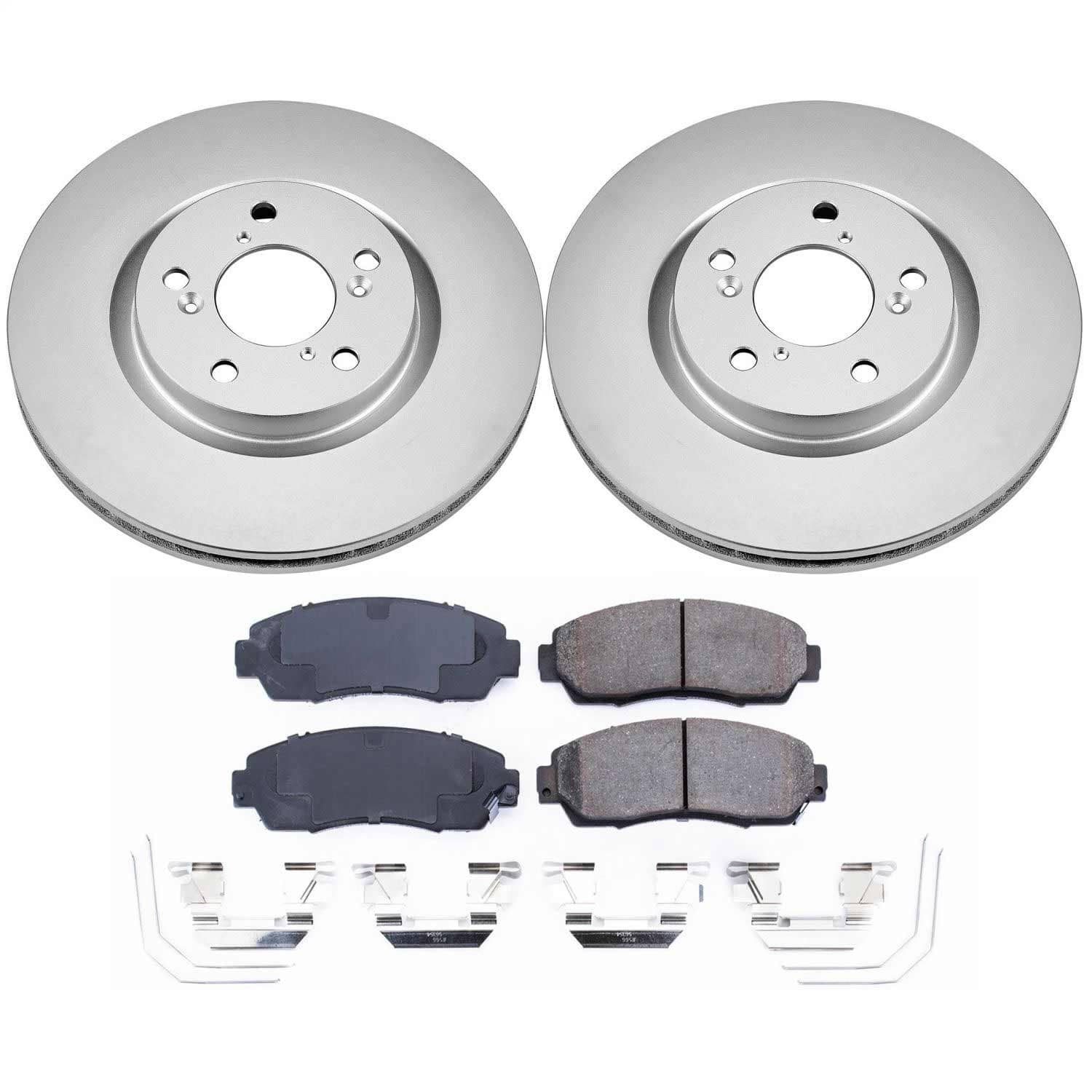 Power Stop - CRK5857 - Front - Disc Brake Pad and Rotor Kit