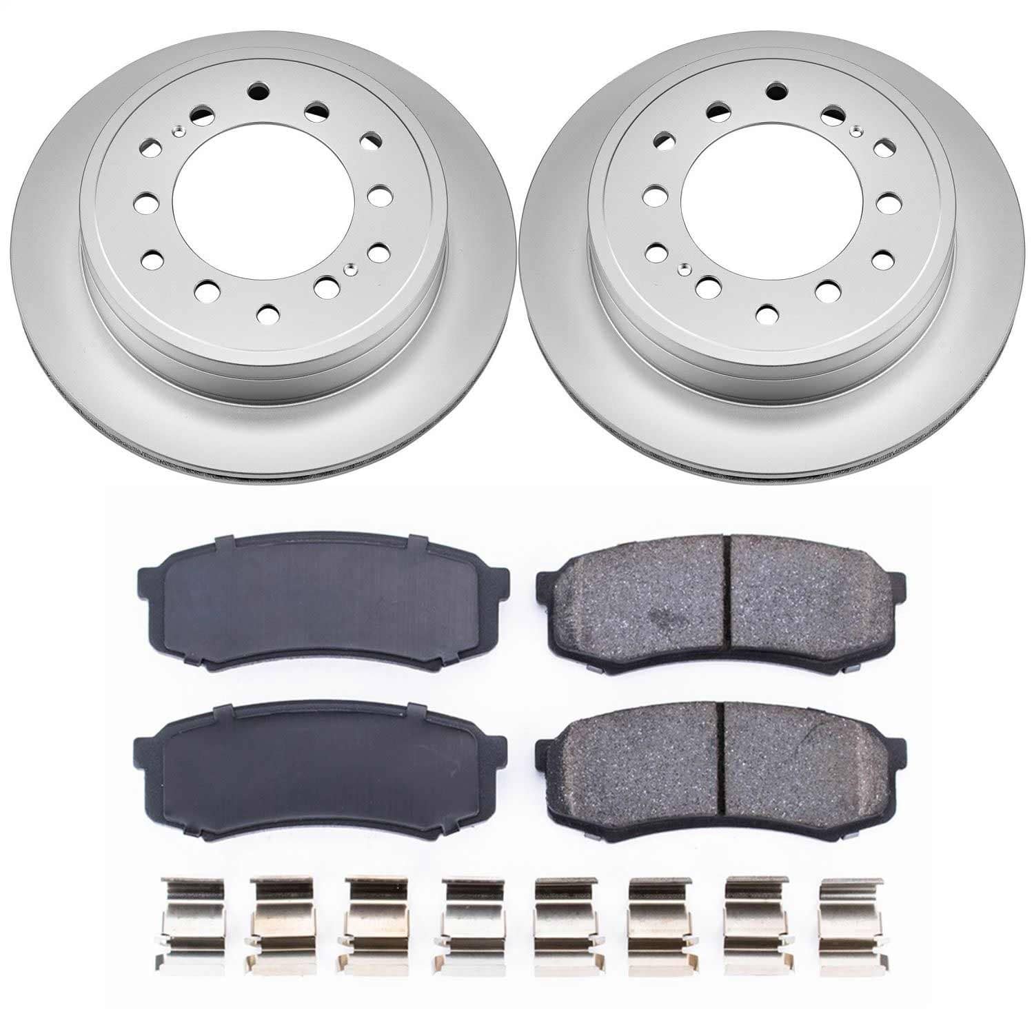 Power Stop - CRK5875 - Rear - Disc Brake Pad and Rotor Kit