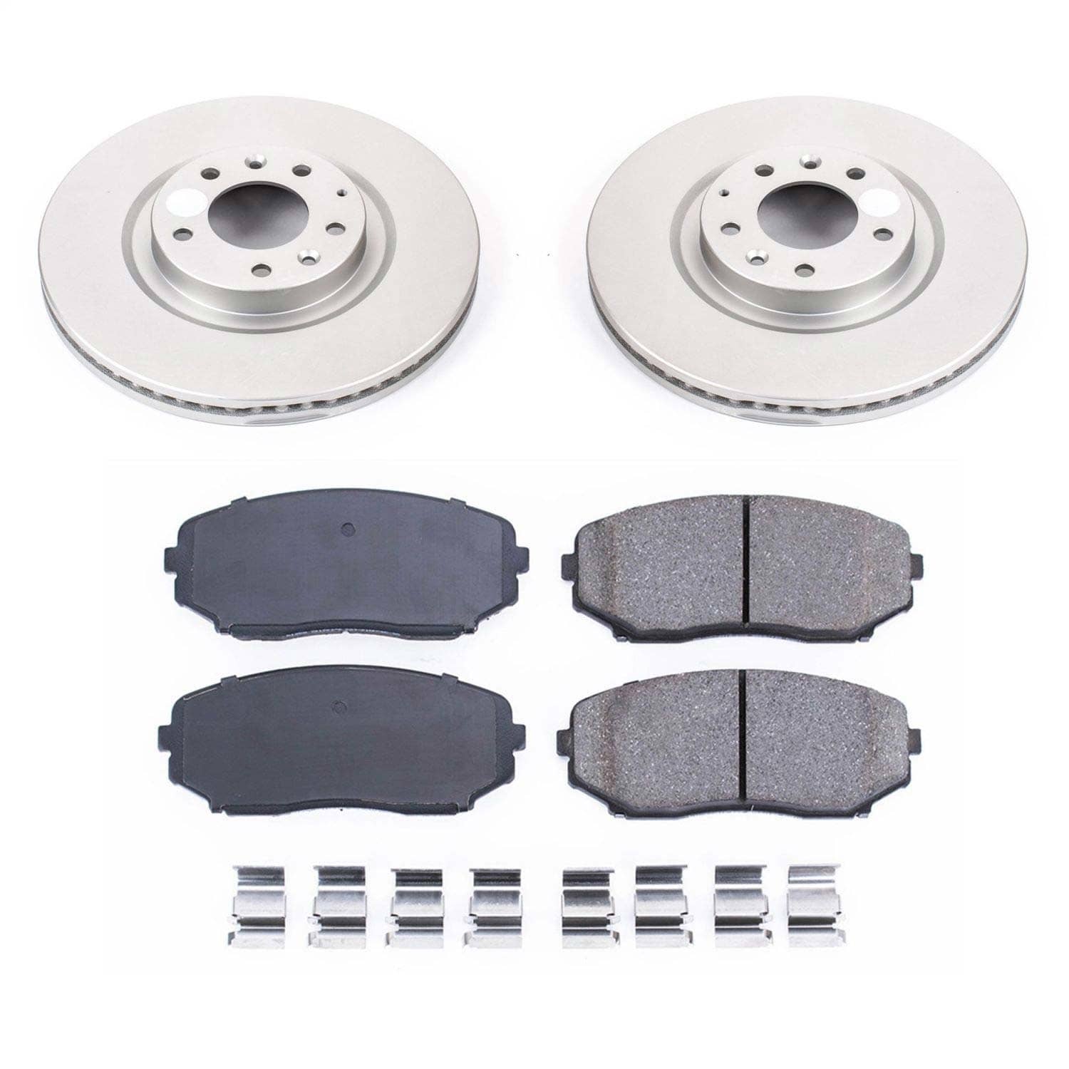 Power Stop - CRK5878 - Front - Disc Brake Pad and Rotor Kit