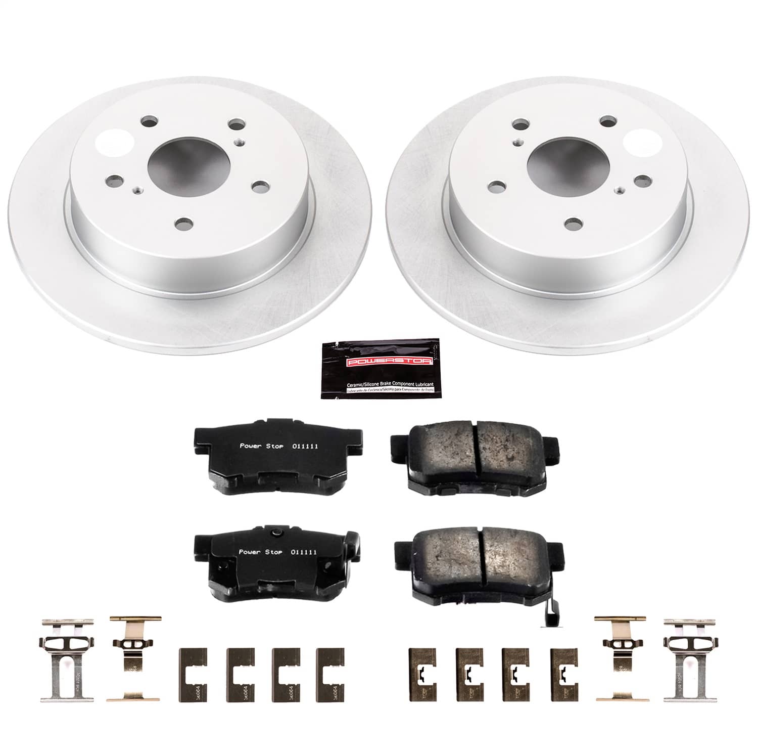 Power Stop - CRK5889 - Rear - Disc Brake Pad and Rotor Kit