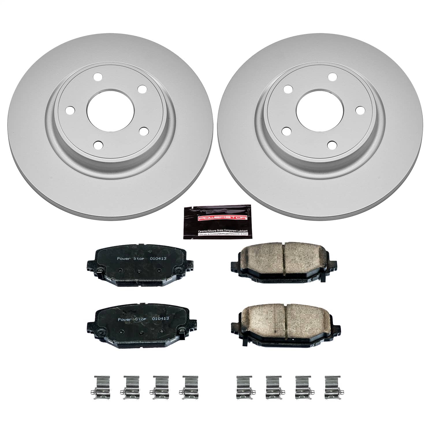 Power Stop - CRK5961 - Rear - Disc Brake Pad and Rotor Kit