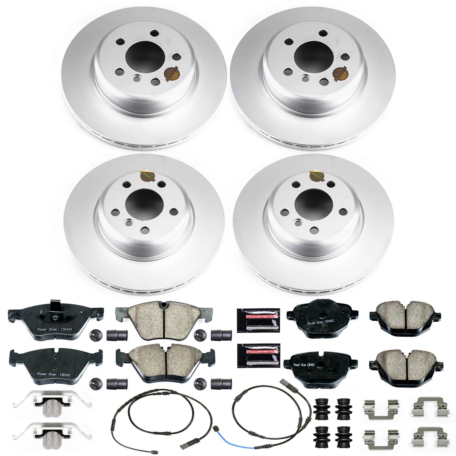Power Stop - CRK6033 - Front and Rear - Disc Brake Pad and Rotor Kit