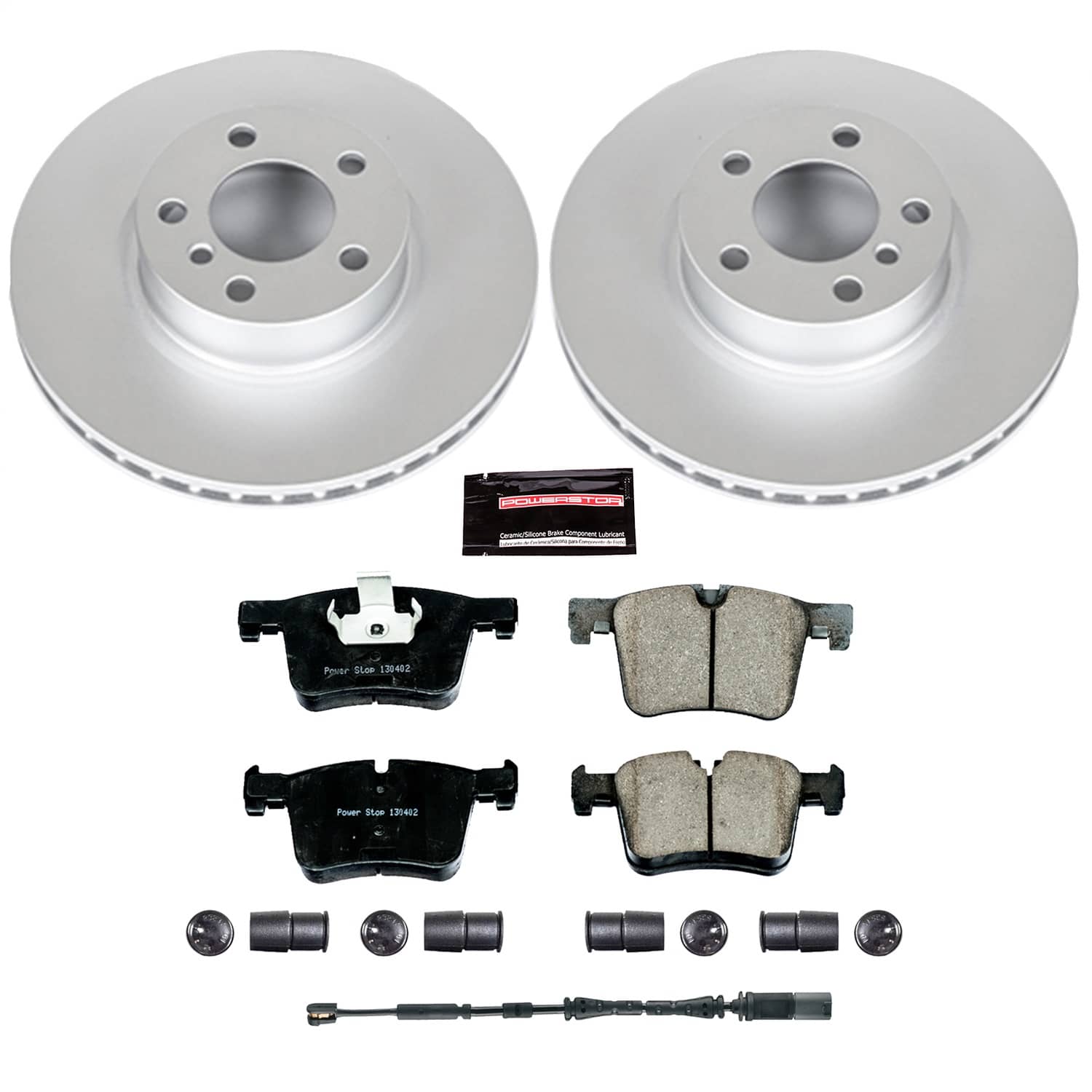Power Stop - CRK6038 - Front - Disc Brake Pad and Rotor Kit