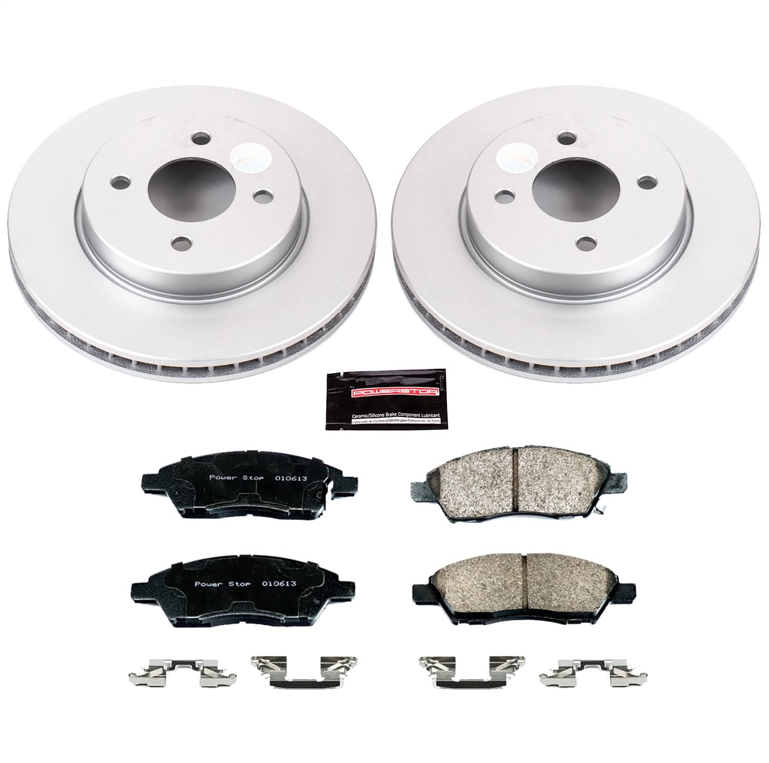 Power Stop - CRK6096 - Front - Disc Brake Pad and Rotor Kit
