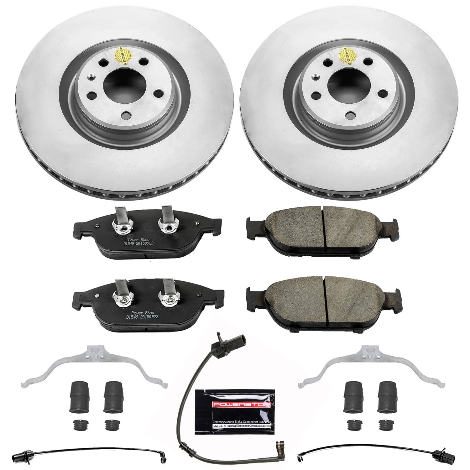 Power Stop - CRK6129 - Front - Disc Brake Pad and Rotor Kit