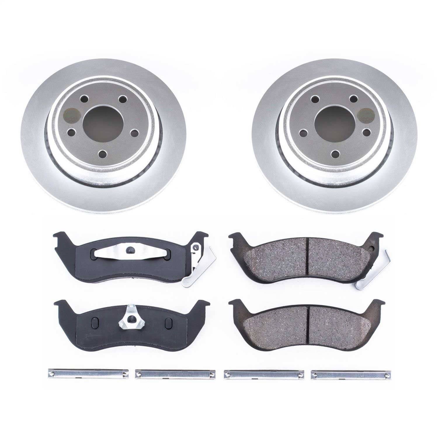 Power Stop - CRK6181 - Rear - Disc Brake Pad and Rotor Kit