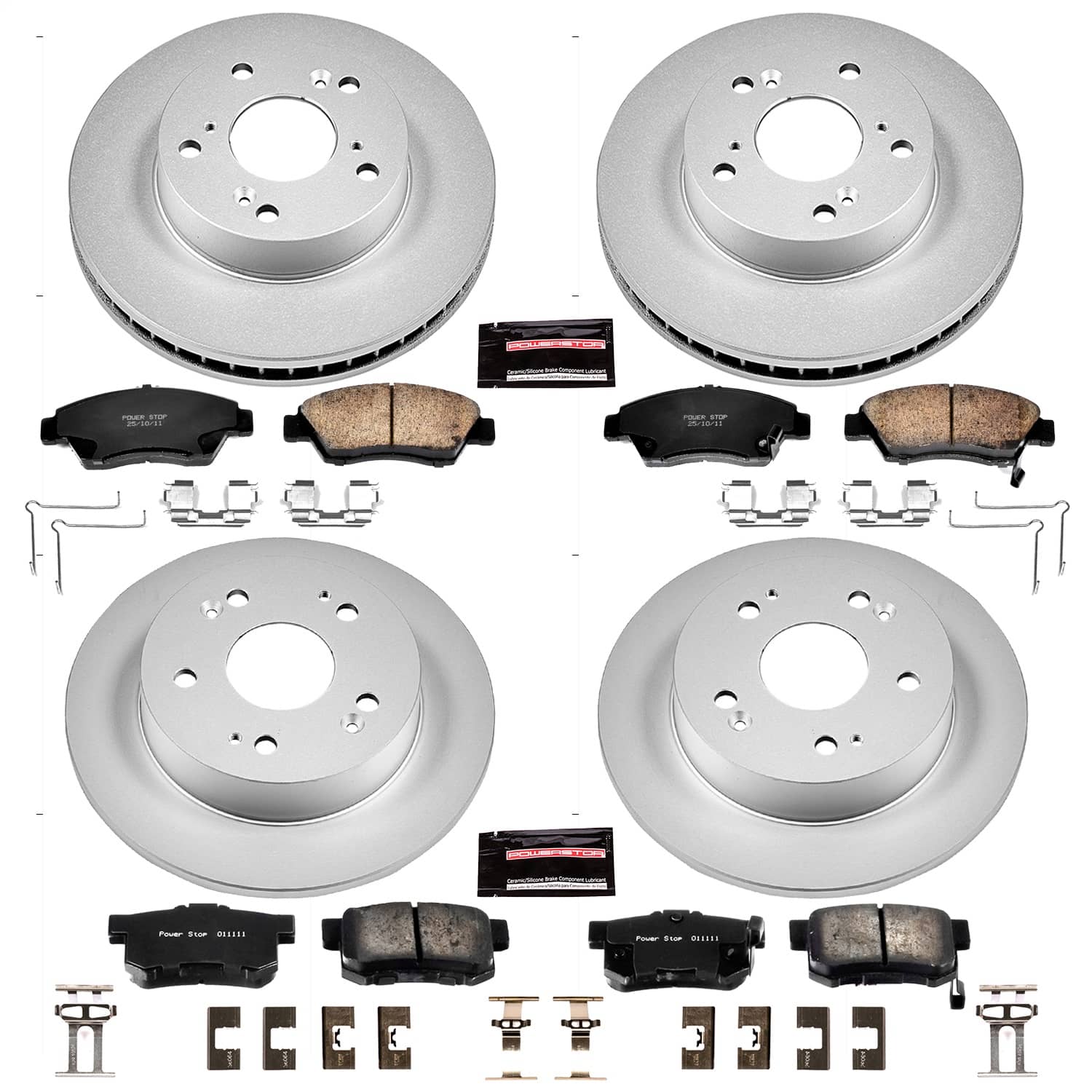 Power Stop - CRK6318 - Front and Rear - Disc Brake Pad and Rotor Kit