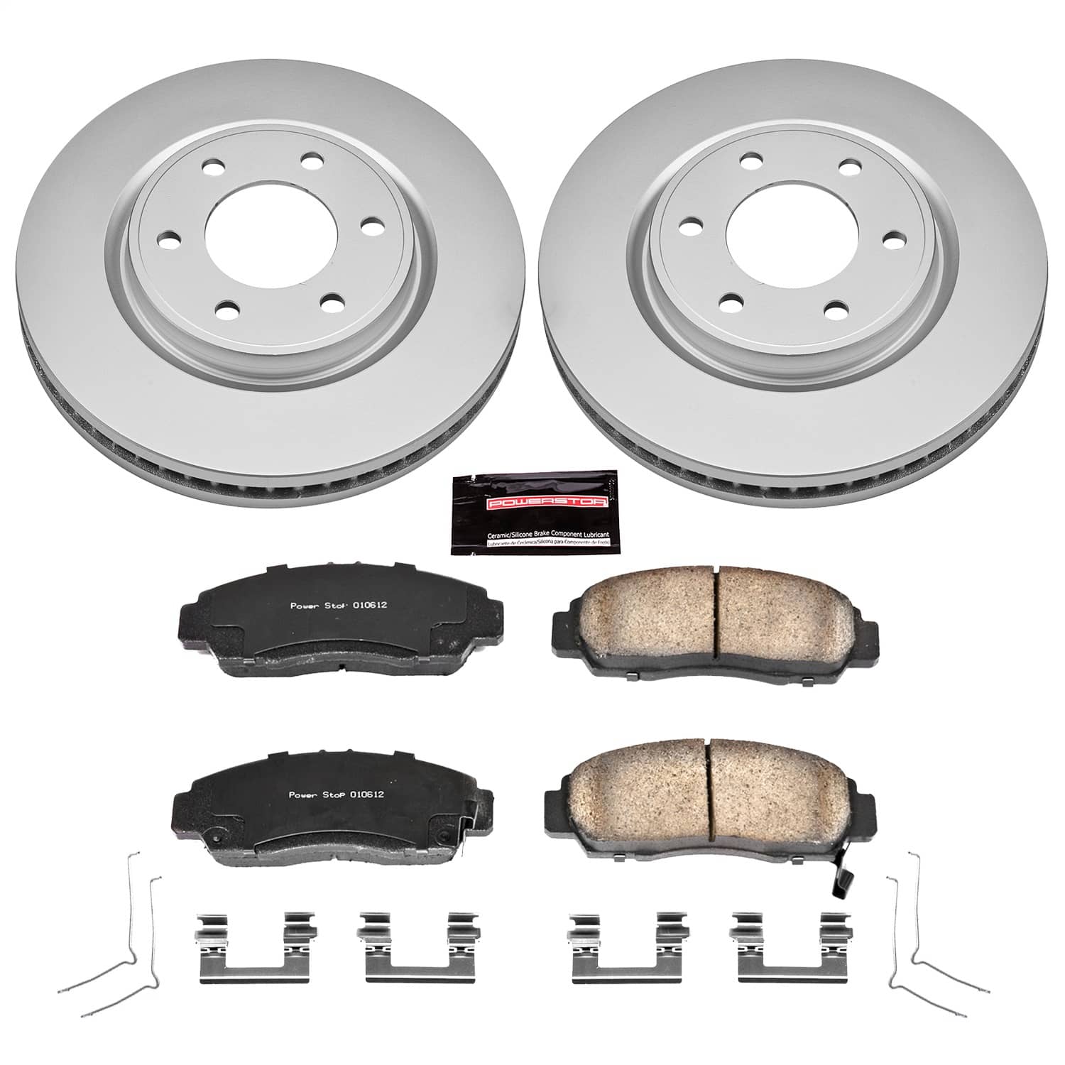 Power Stop - CRK6321 - Front - Disc Brake Pad and Rotor Kit