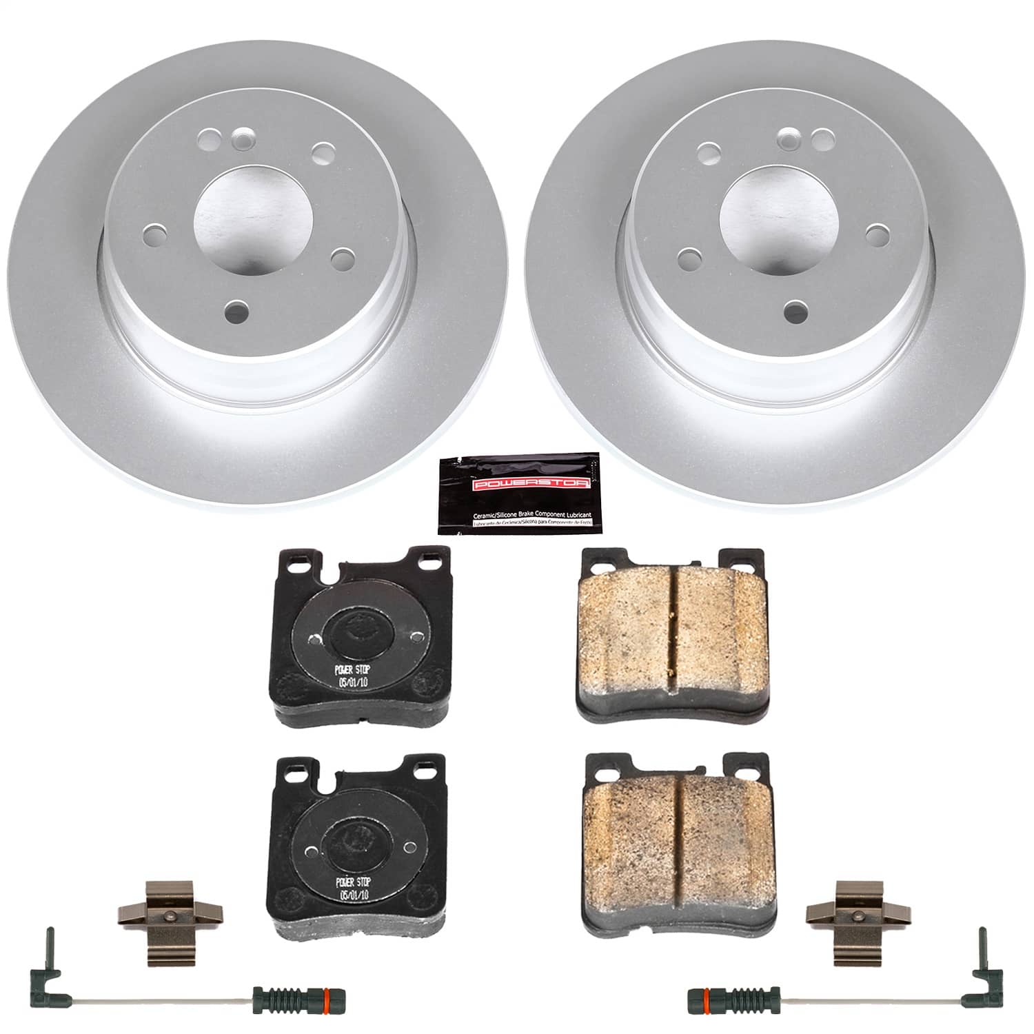 Power Stop - CRK6377 - Rear - Disc Brake Pad and Rotor Kit