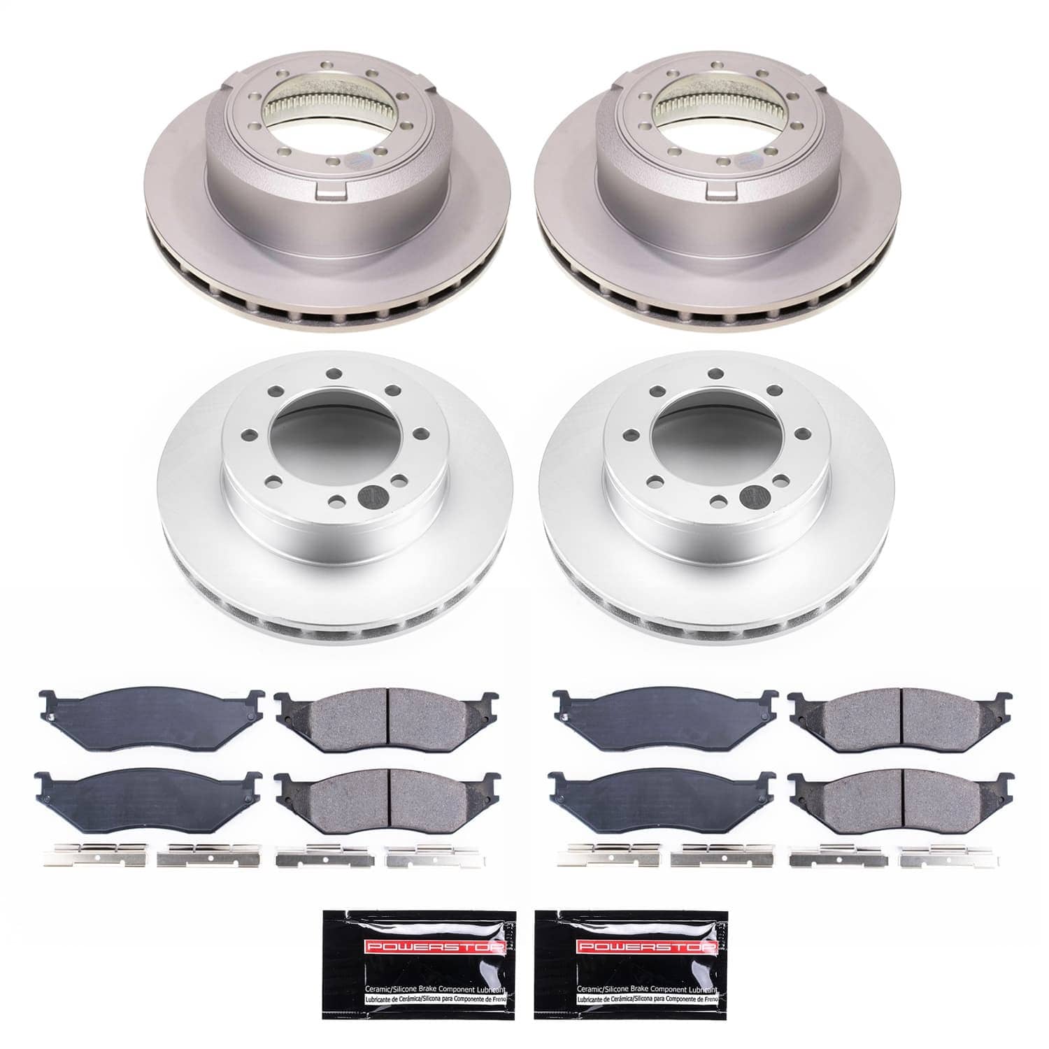 Power Stop - CRK6408 - Front and Rear - Disc Brake Pad and Rotor Kit