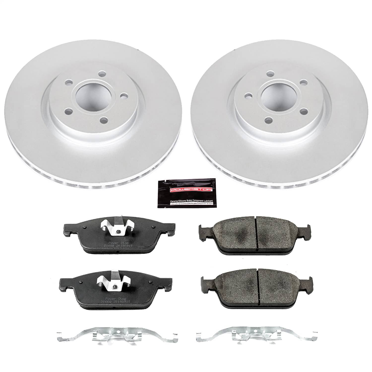 Power Stop - CRK6479 - Front - Disc Brake Pad and Rotor Kit