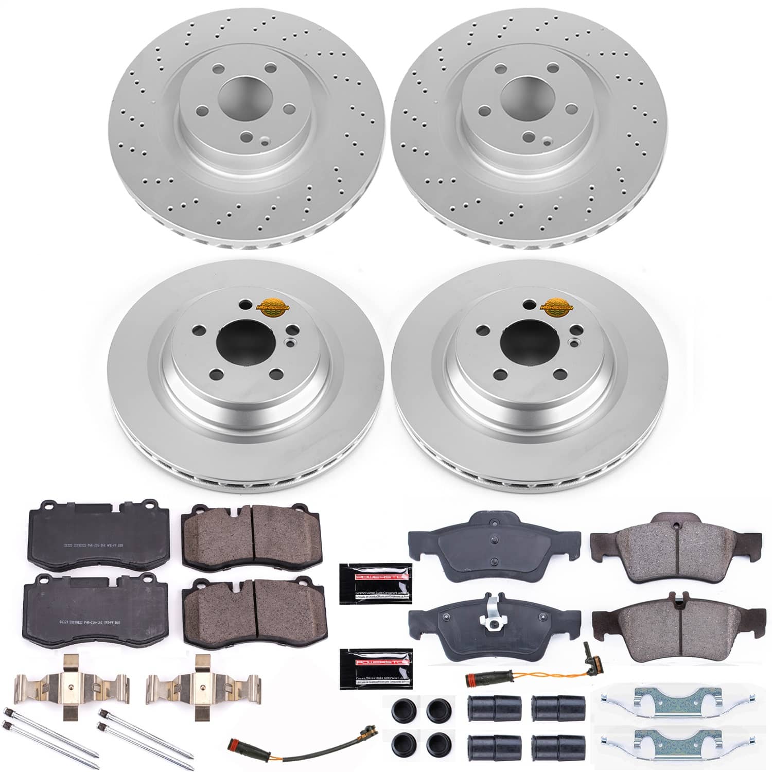 Power Stop - CRK6756 - Front and Rear - Disc Brake Pad and Rotor Kit