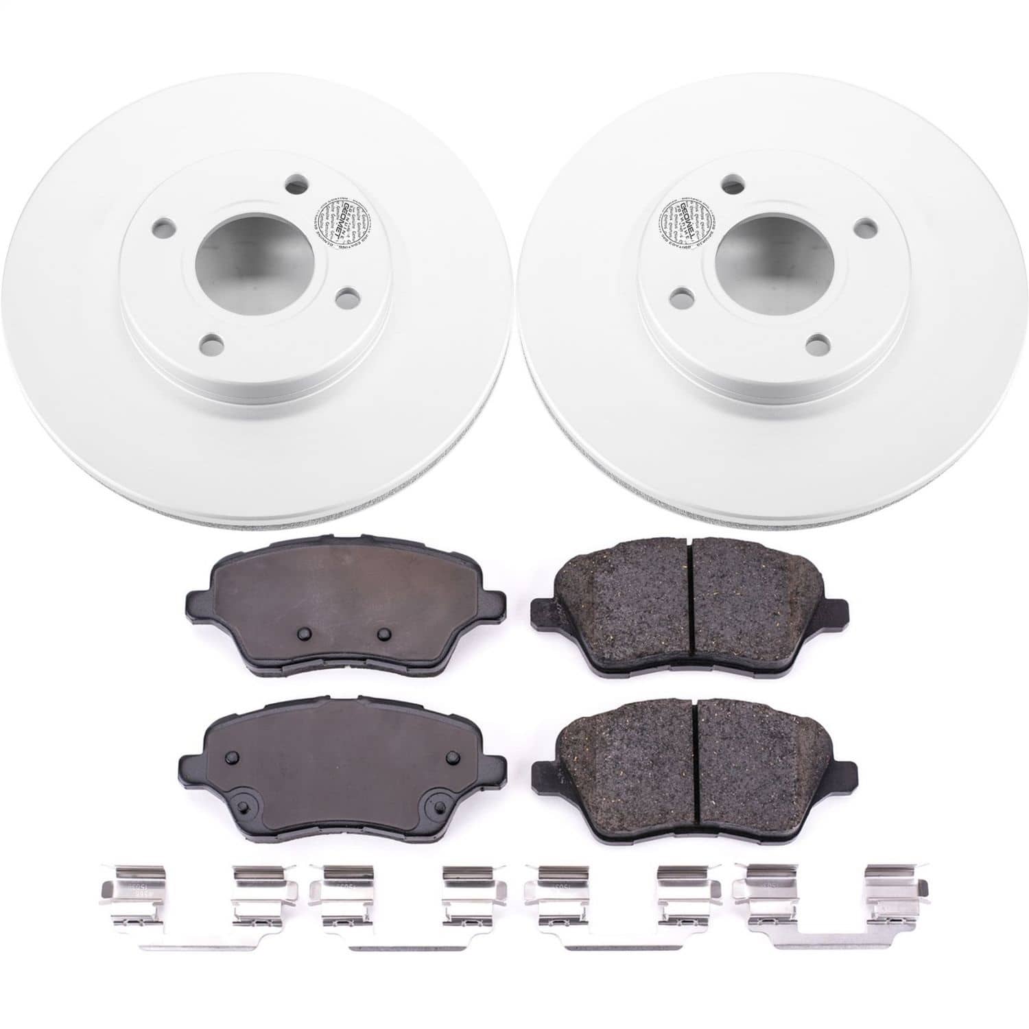 Power Stop - CRK6818 - Front - Disc Brake Pad and Rotor Kit