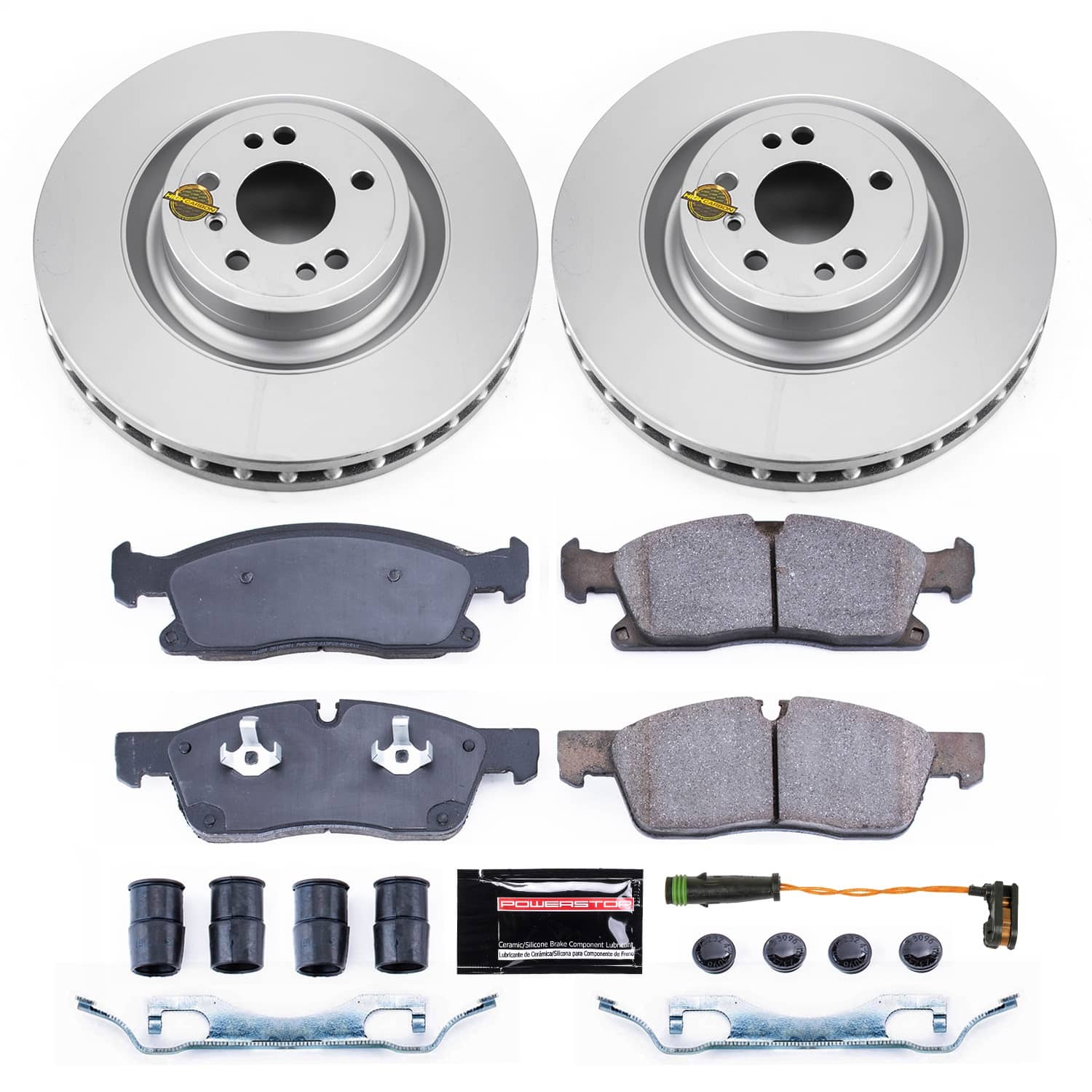 Power Stop - CRK6903 - Front - Disc Brake Pad and Rotor Kit