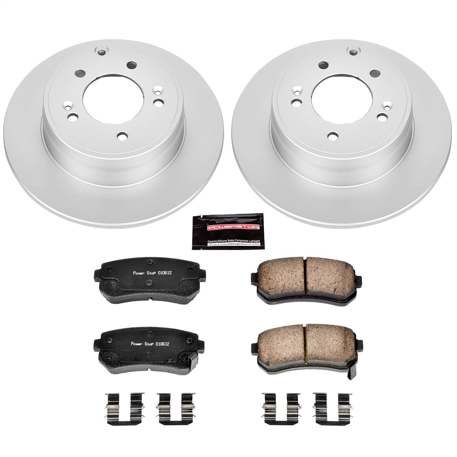 Power Stop - CRK6936 - Rear - Disc Brake Pad and Rotor Kit