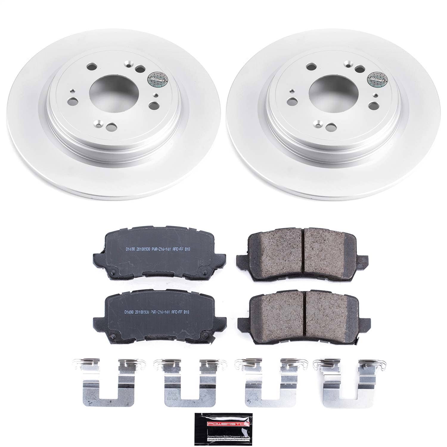 Power Stop - CRK6952 - Rear - Disc Brake Pad and Rotor Kit