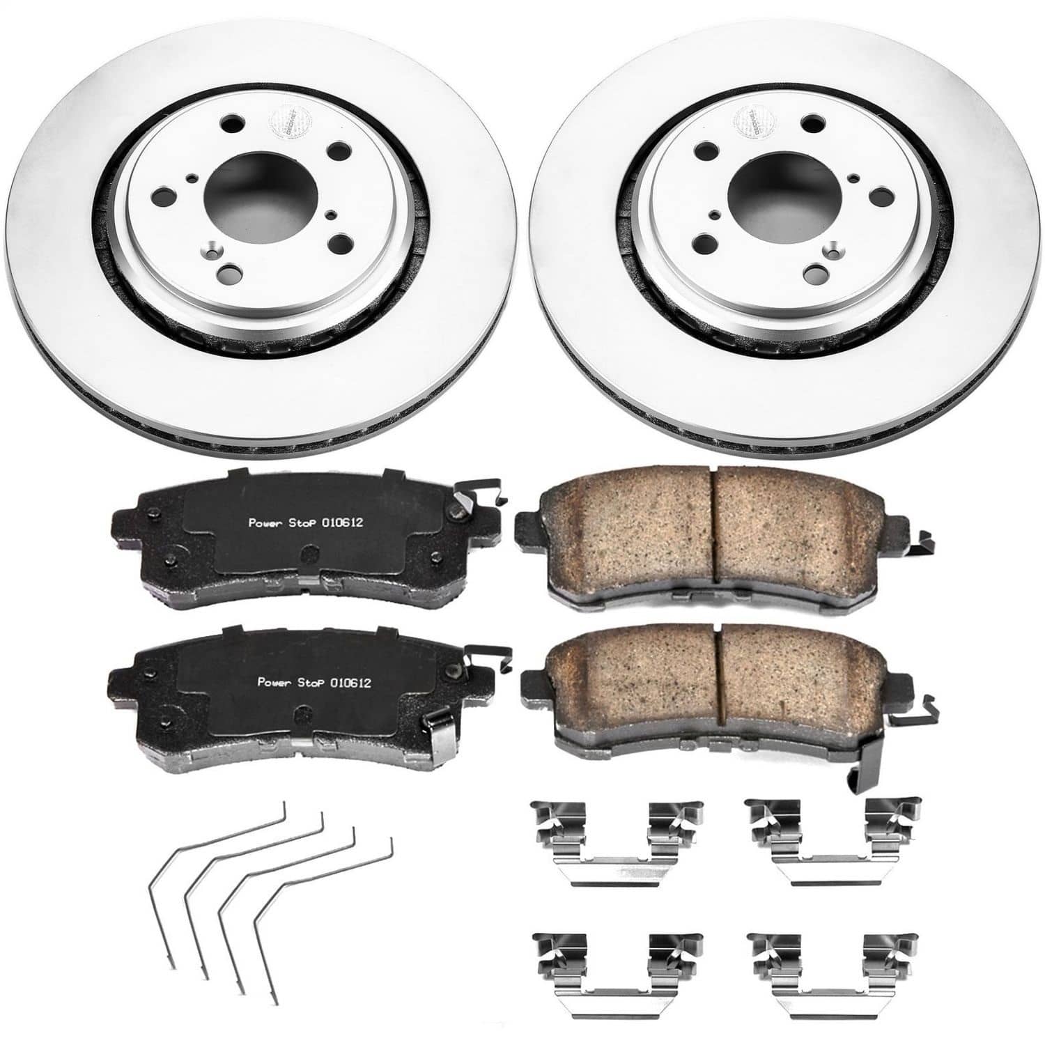 Power Stop - CRK6959 - Front - Disc Brake Pad and Rotor Kit