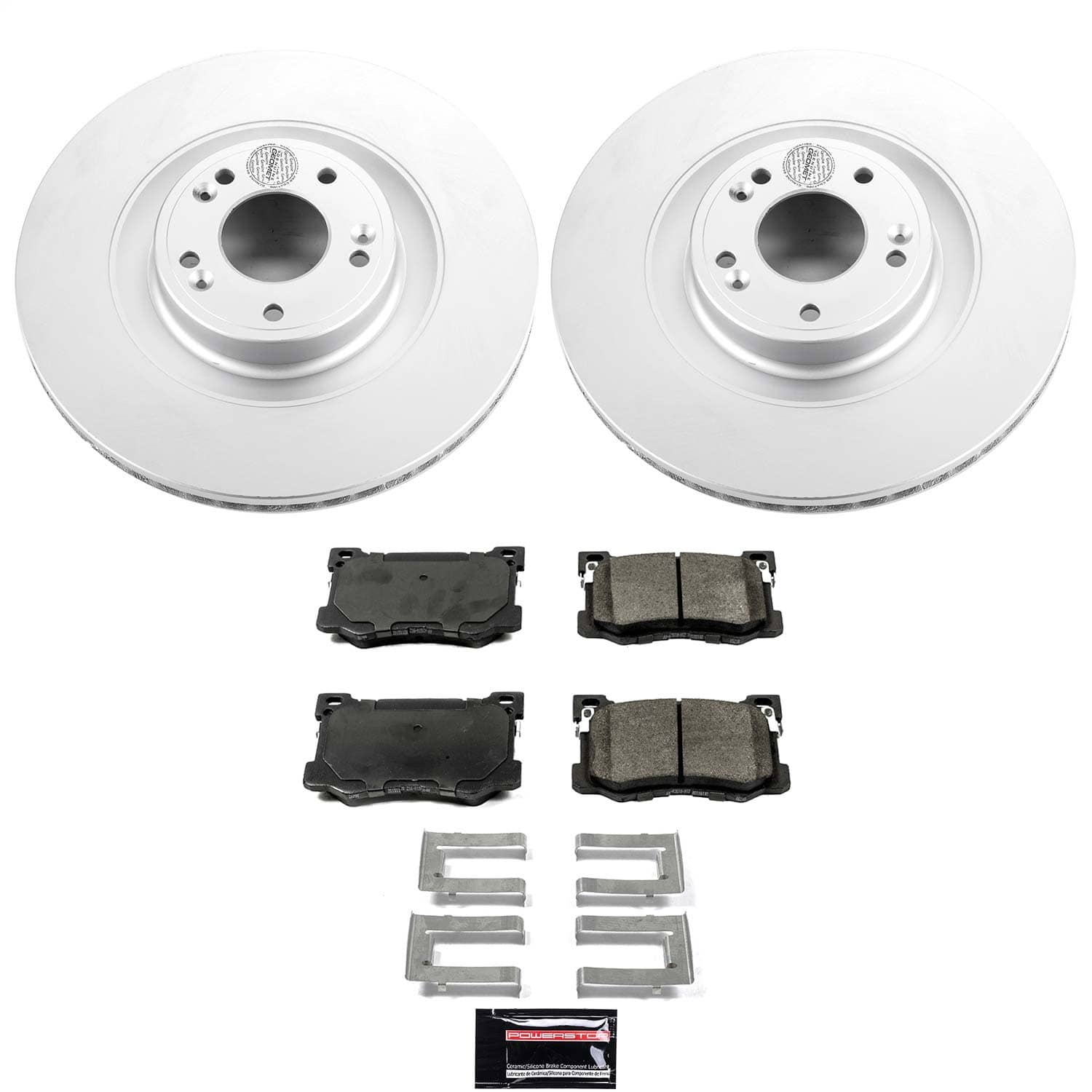 Power Stop - CRK7030 - Front - Disc Brake Pad and Rotor Kit