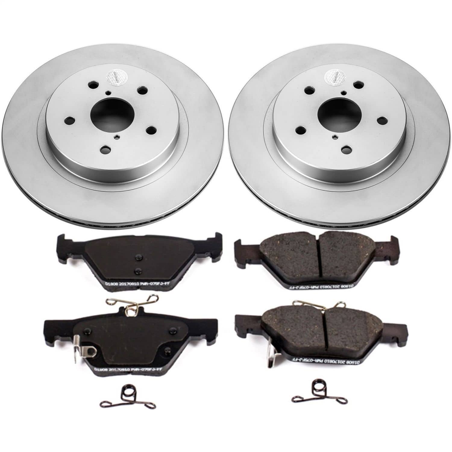 Power Stop - CRK7039 - Rear - Disc Brake Pad and Rotor Kit