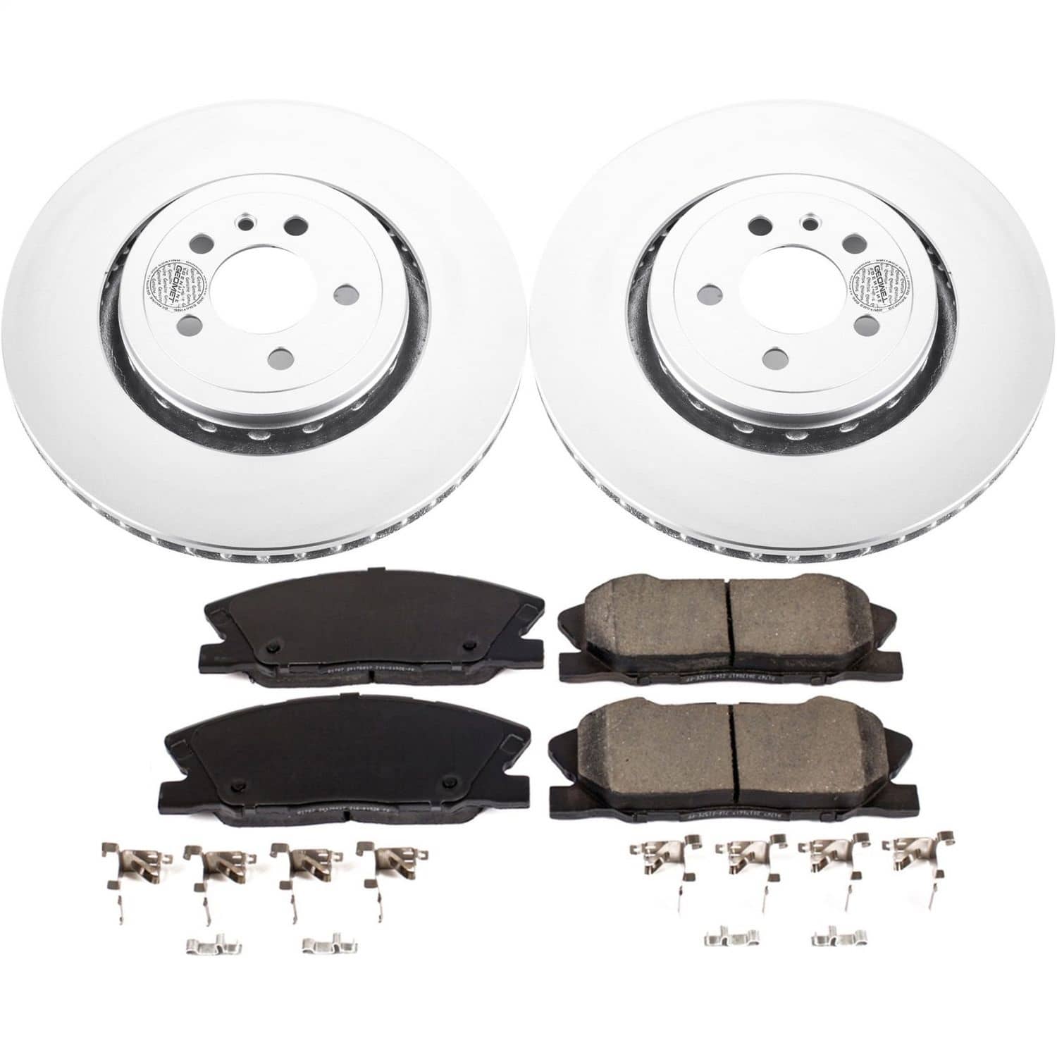 Power Stop - CRK7050 - Front - Disc Brake Pad and Rotor Kit
