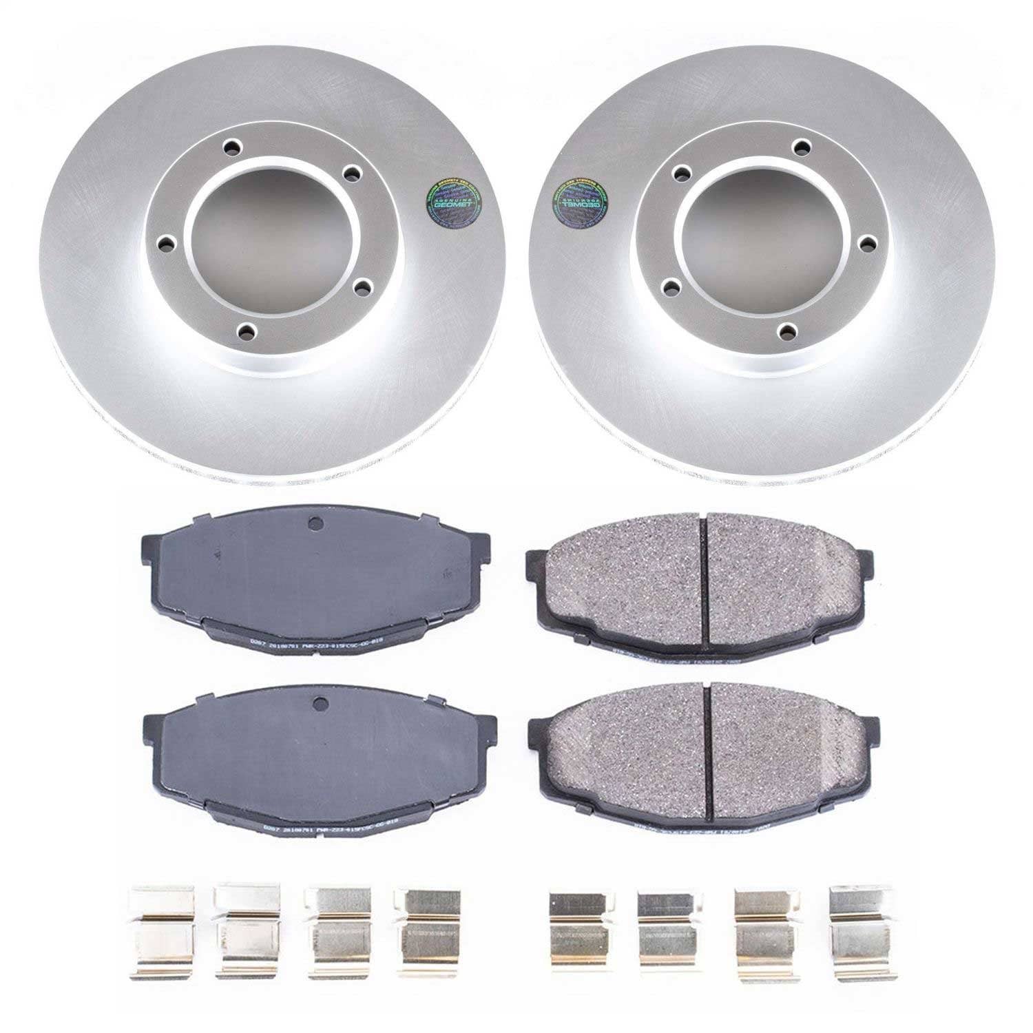 Power Stop - CRK7065 - Front - Disc Brake Pad and Rotor Kit