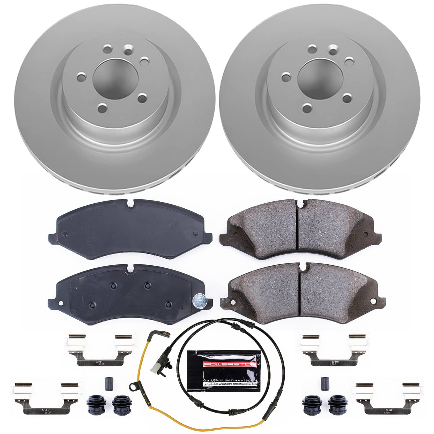 Power Stop - CRK7079 - Front - Disc Brake Pad and Rotor Kit