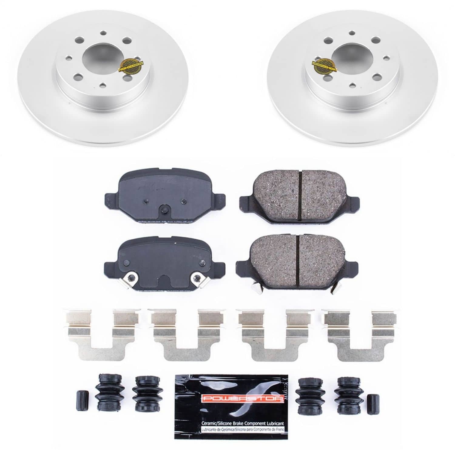 Power Stop - CRK7169 - Rear - Disc Brake Pad and Rotor Kit