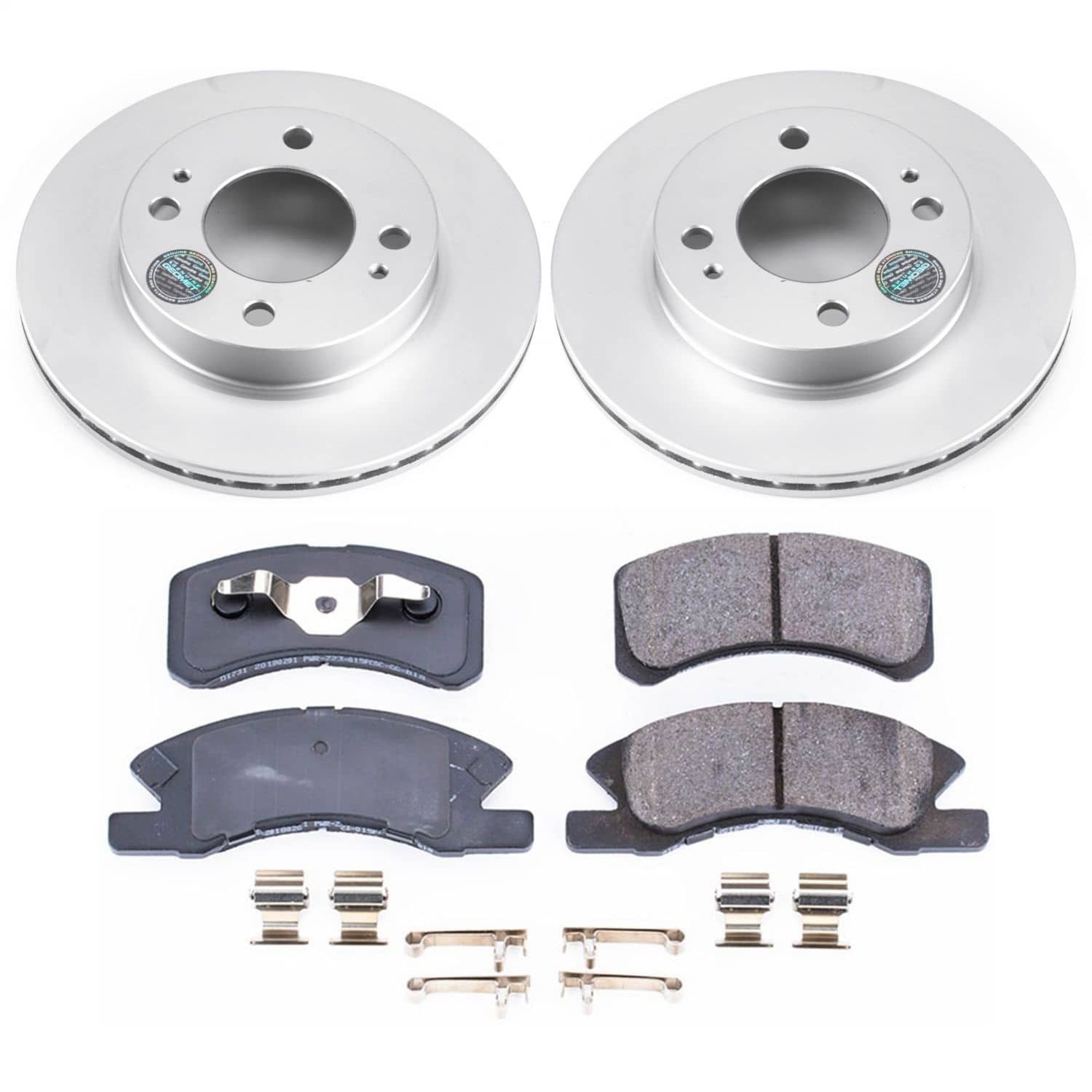 Power Stop - CRK7217 - Front - Disc Brake Pad and Rotor Kit