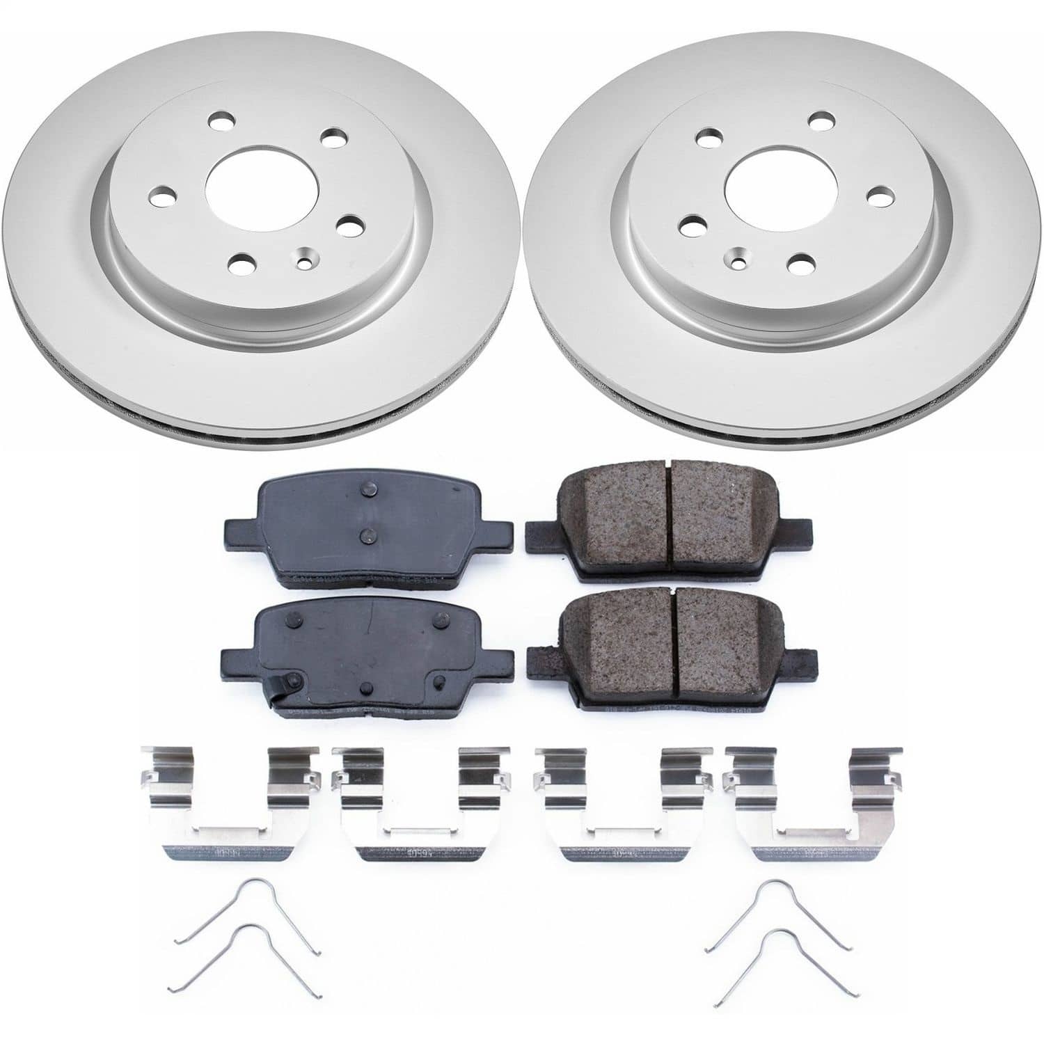 Power Stop - CRK7289 - Rear - Disc Brake Pad and Rotor Kit