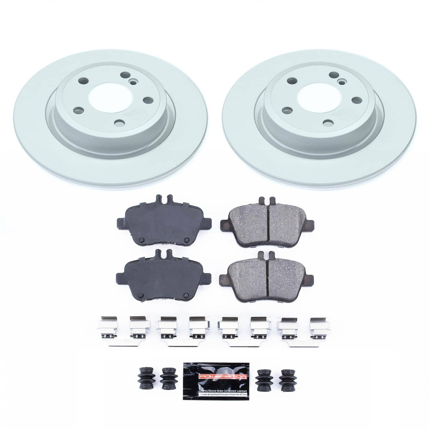 Power Stop - CRK7377 - Rear - Disc Brake Pad and Rotor Kit
