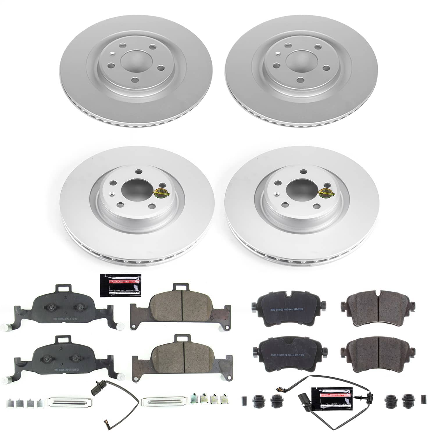 Power Stop - CRK7531 - Front and Rear - Disc Brake Pad and Rotor Kit