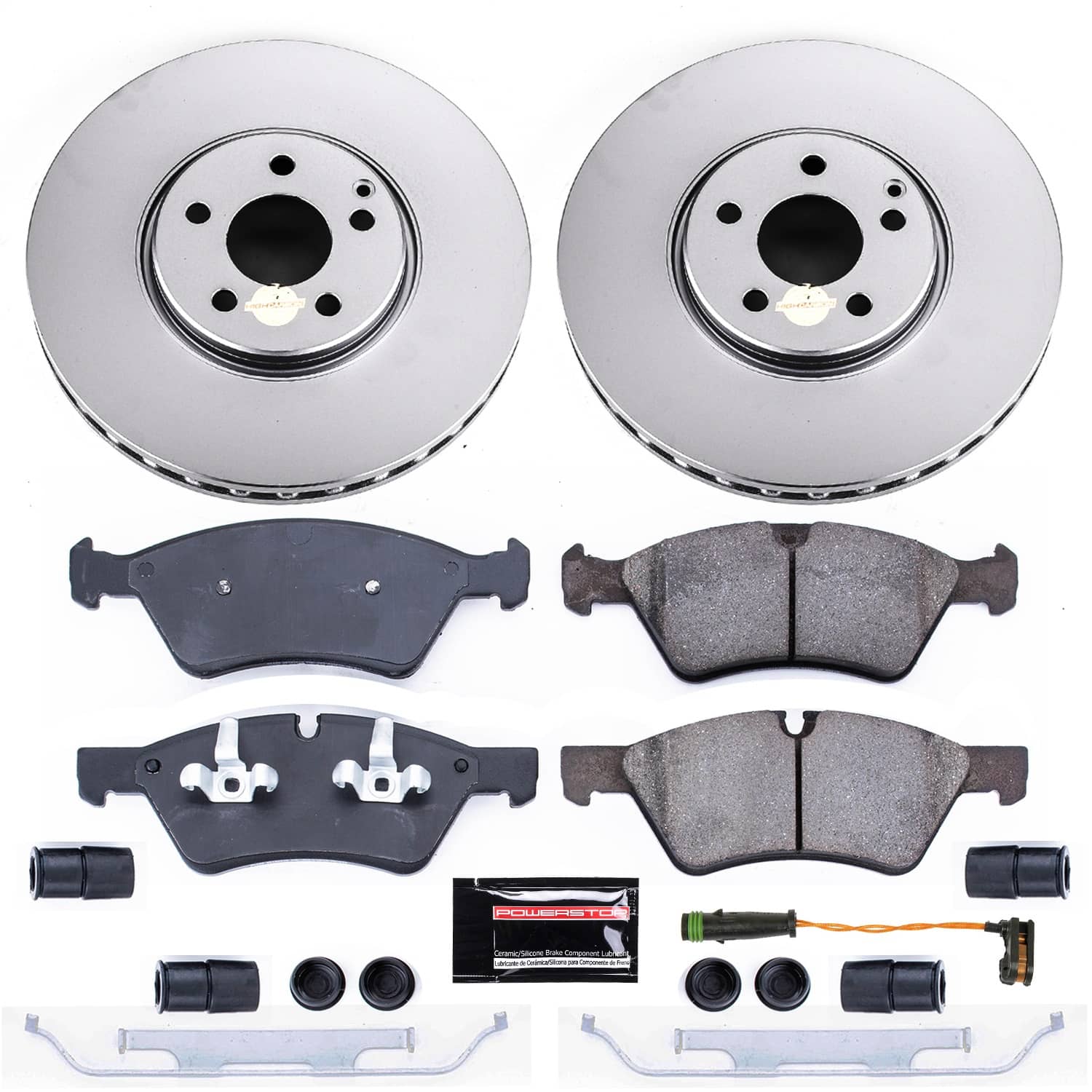 Power Stop - CRK7767 - Front - Disc Brake Pad and Rotor Kit