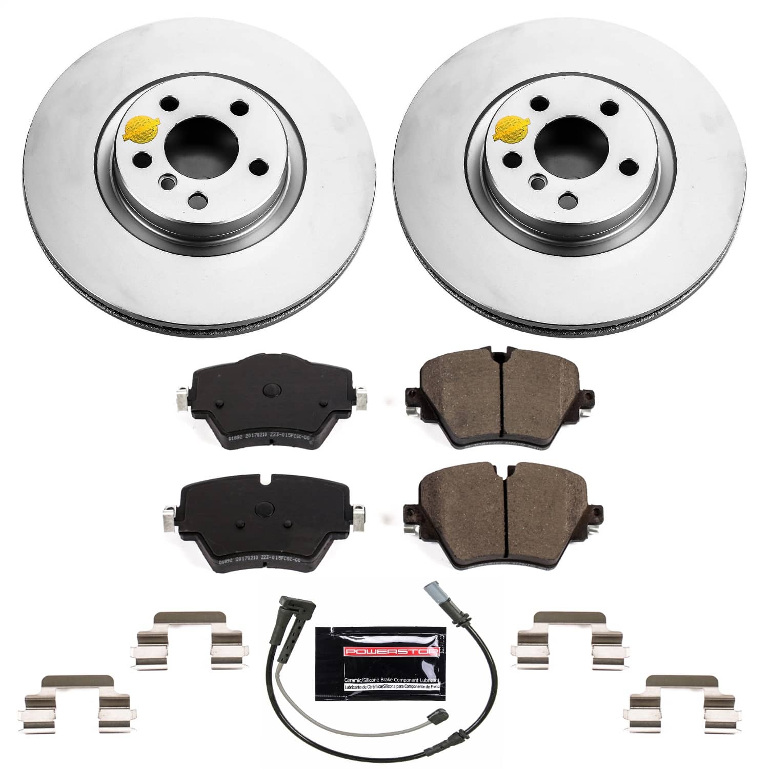 Power Stop - CRK7888 - Front - Disc Brake Pad and Rotor Kit