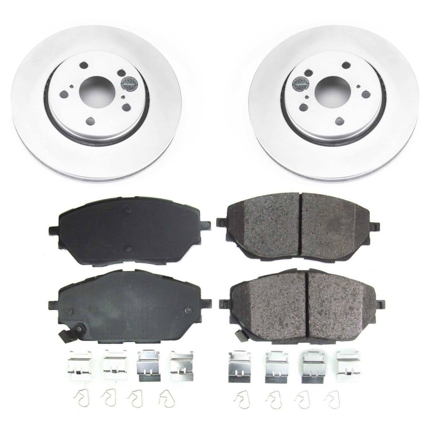 Power Stop - CRK7890 - Front - Disc Brake Pad and Rotor Kit