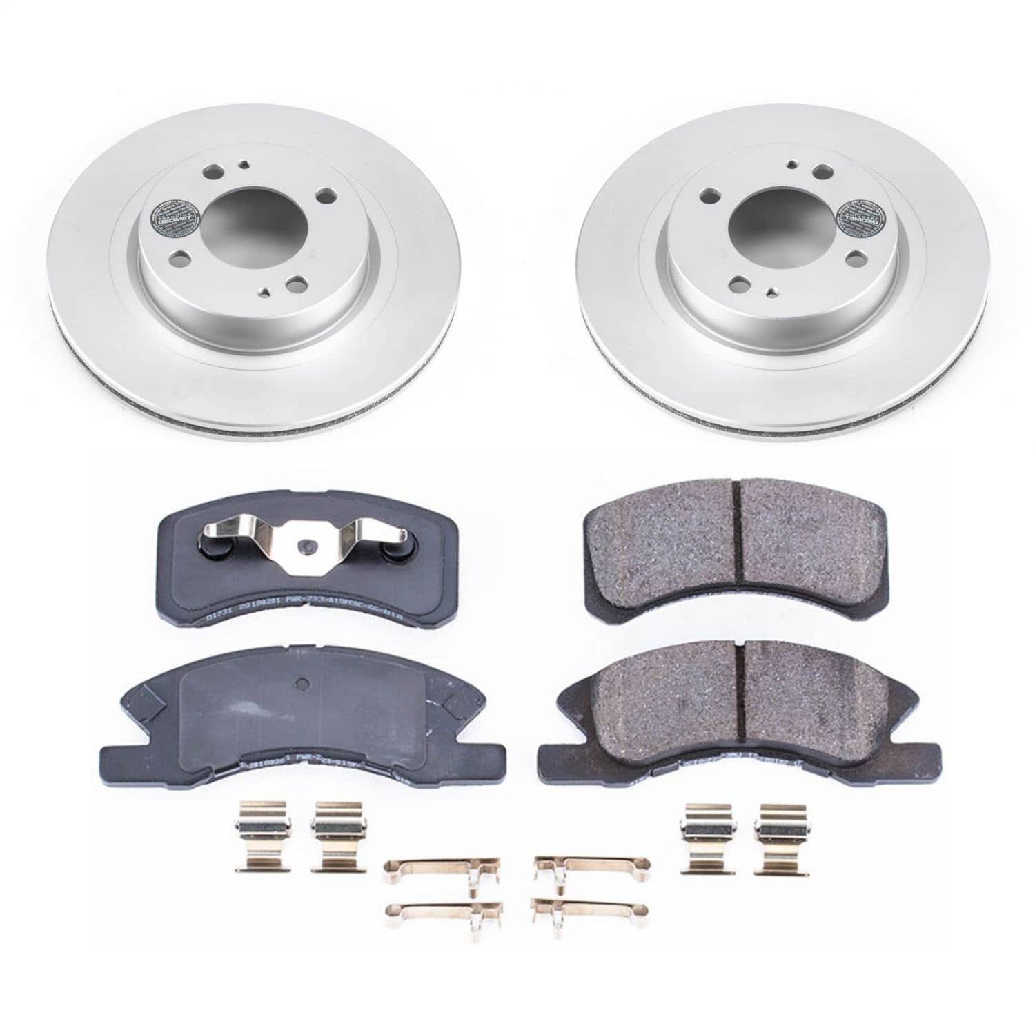 Power Stop - CRK7894 - Front - Disc Brake Pad and Rotor Kit