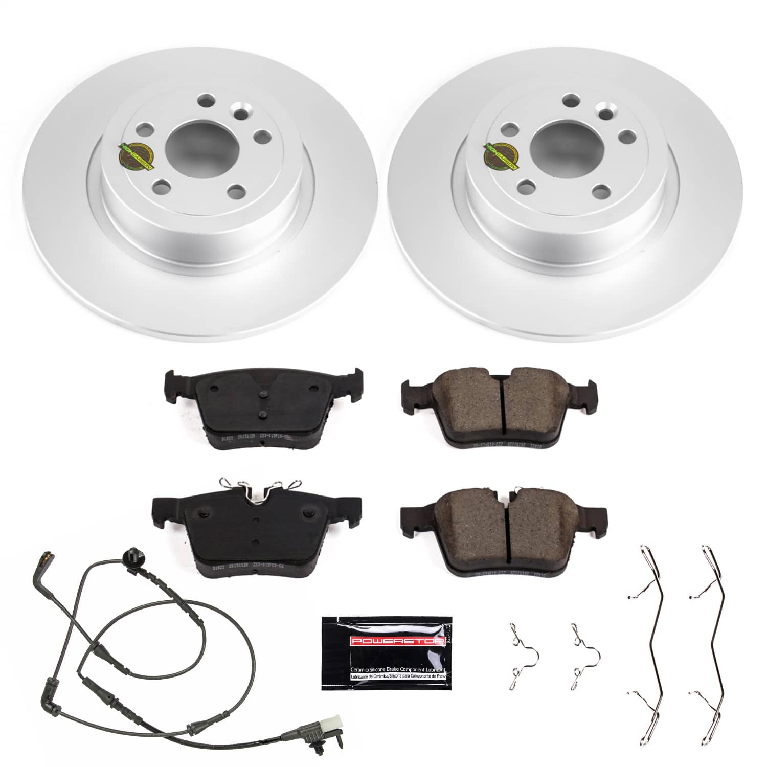Power Stop - CRK7994 - Rear - Disc Brake Pad and Rotor Kit