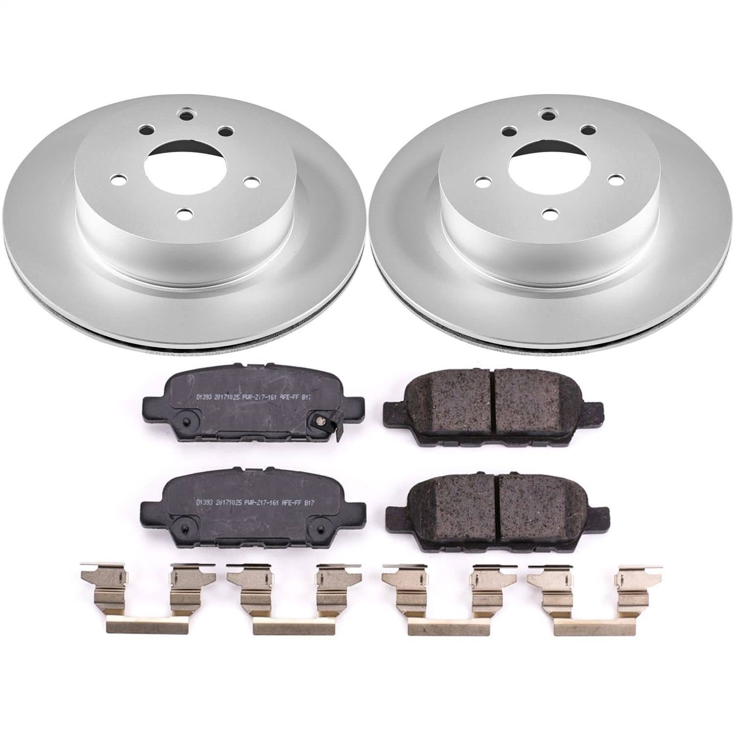 Power Stop - CRK8062 - Rear - Disc Brake Pad and Rotor Kit