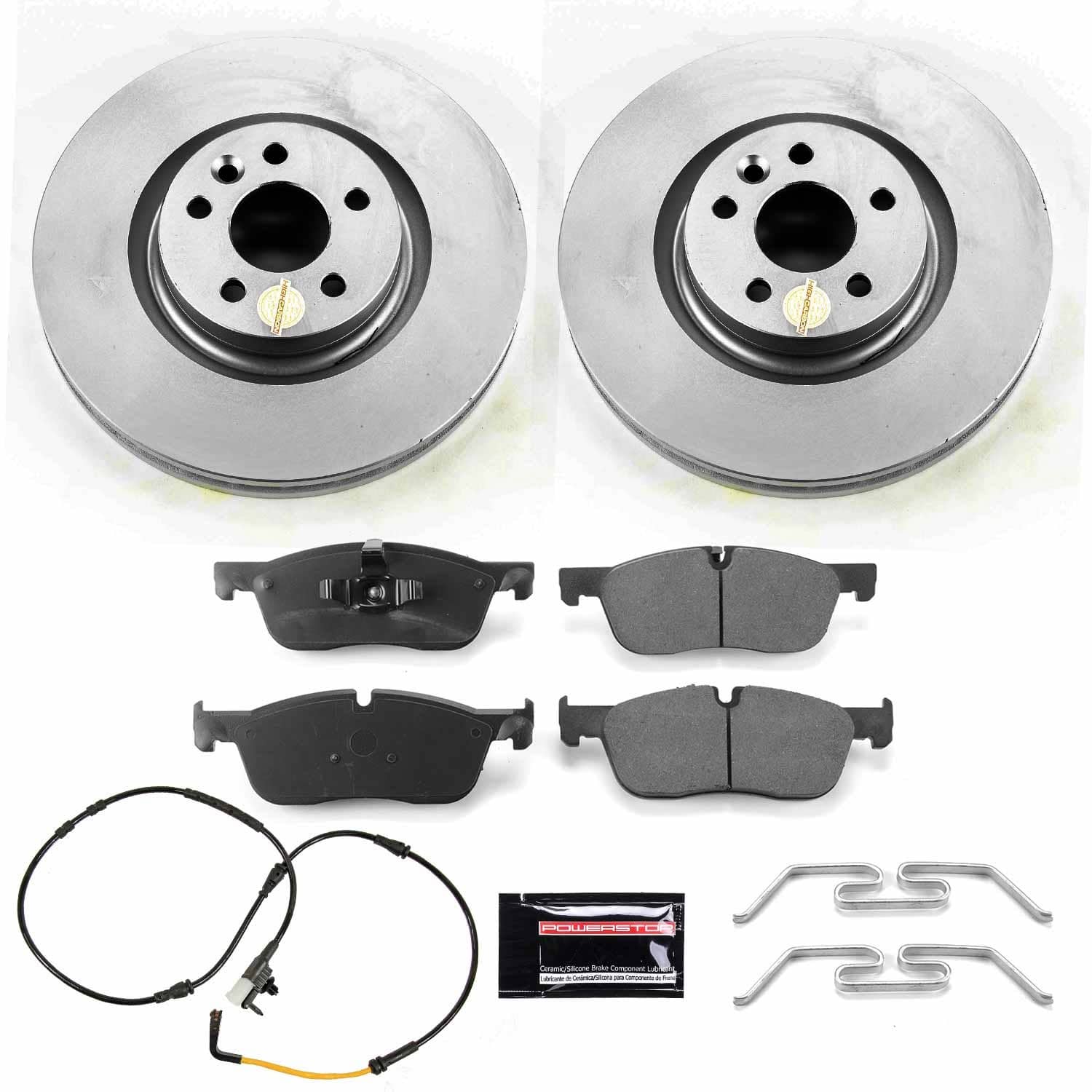 Power Stop - CRK8107 - Front - Disc Brake Pad and Rotor Kit