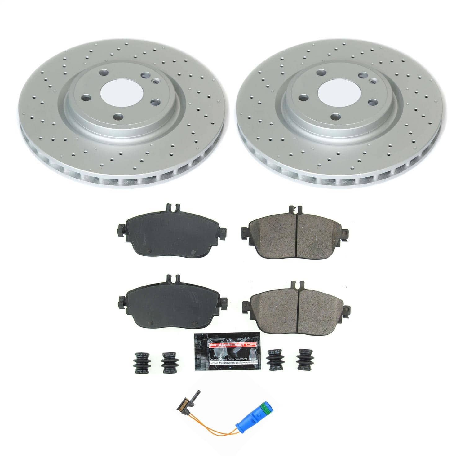 Power Stop - CRK8266 - Front - Disc Brake Pad and Rotor Kit