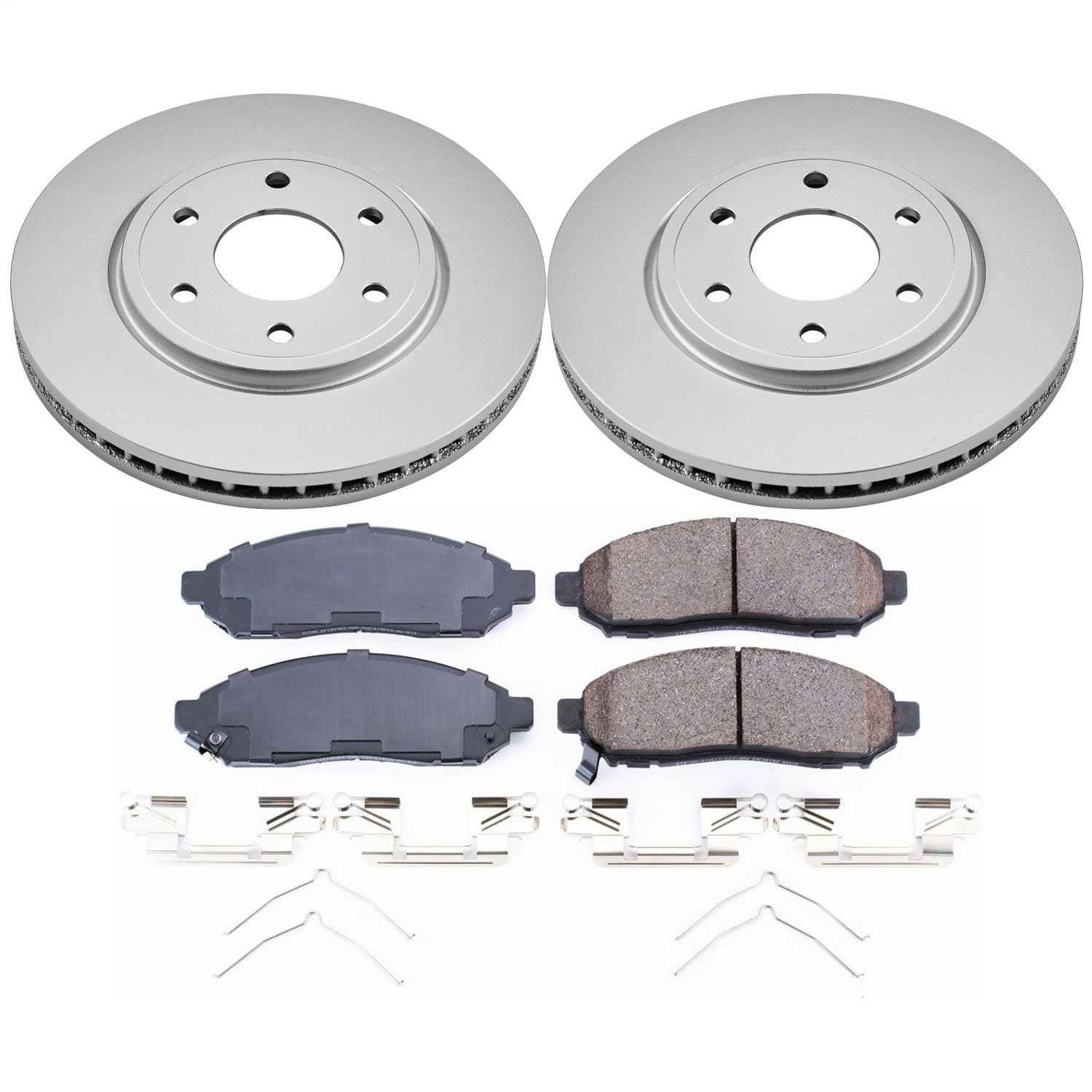 Power Stop - CRK8324 - Front - Disc Brake Pad and Rotor Kit