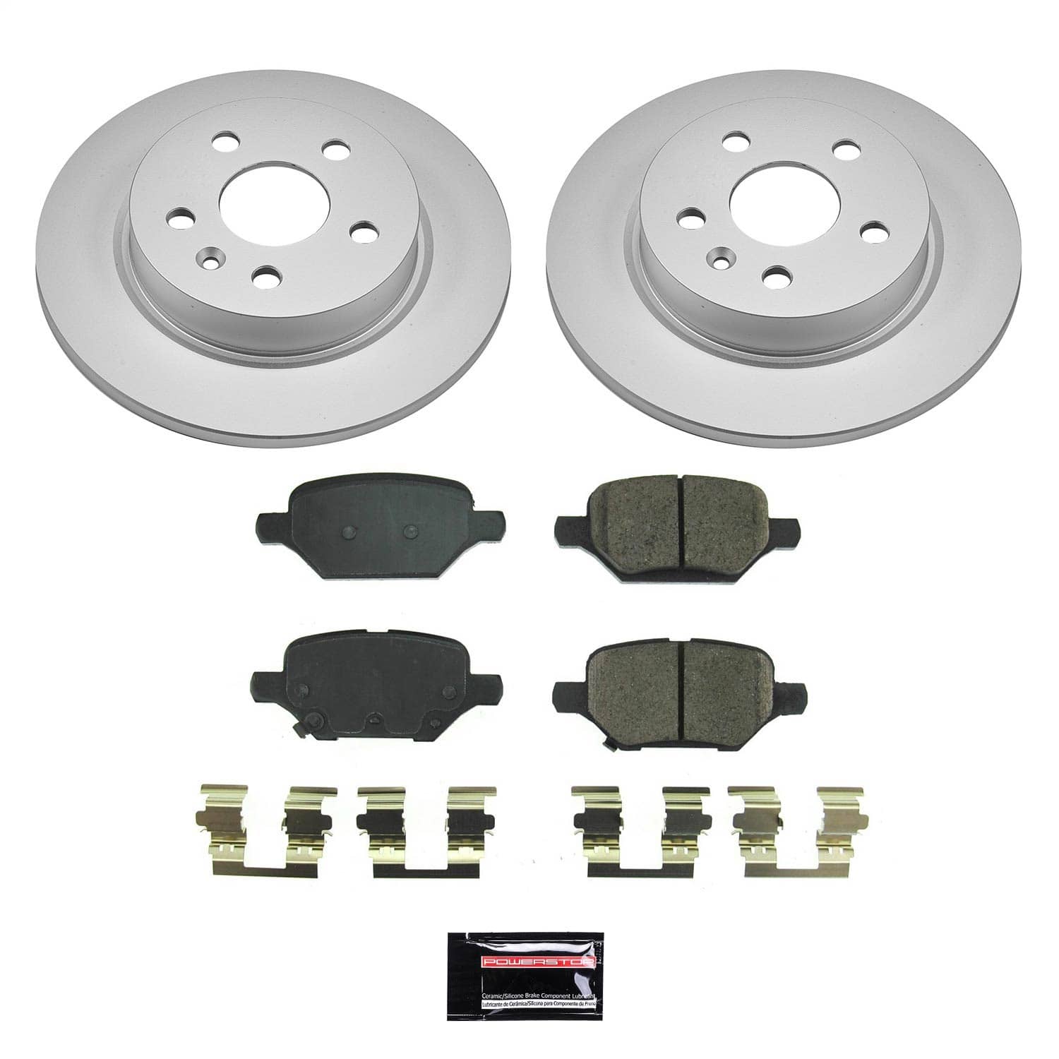 Power Stop - CRK8488 - Rear - Disc Brake Pad and Rotor Kit