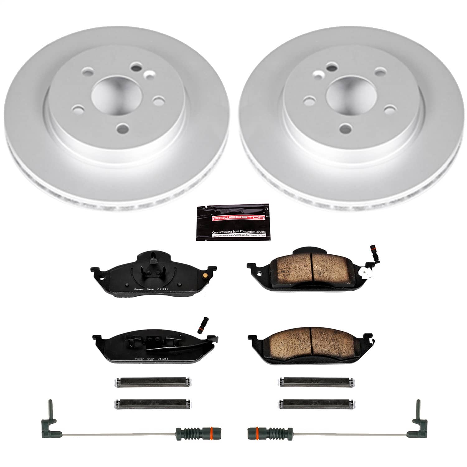Power Stop - CRK864 - Front - Disc Brake Pad and Rotor Kit