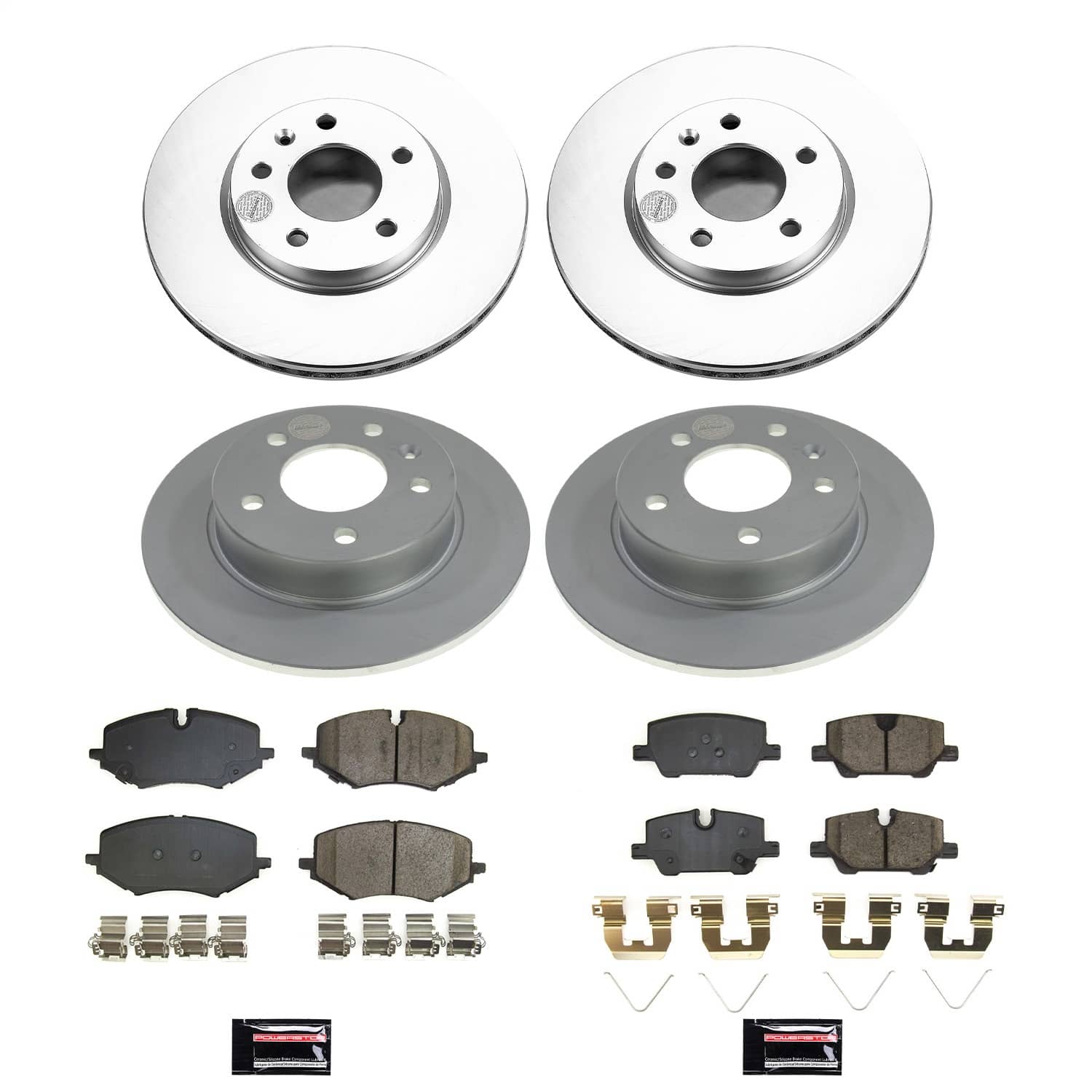Power Stop - CRK8692 - Front and Rear - Disc Brake Pad and Rotor Kit