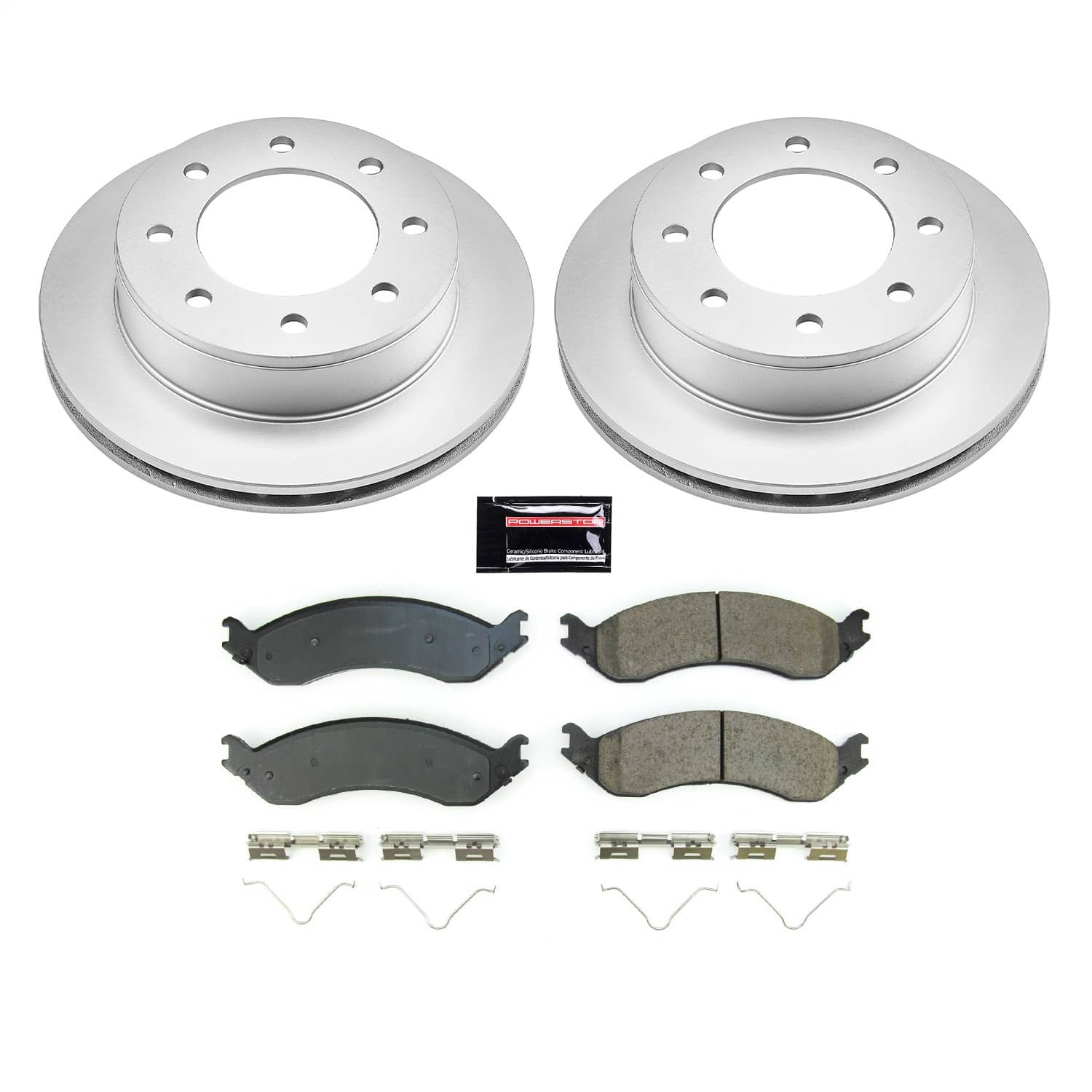 Power Stop - CRK8767 - Rear - Disc Brake Pad and Rotor Kit