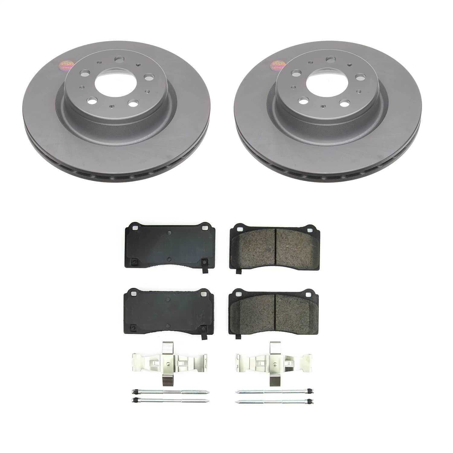 Power Stop - CRK8844 - Front - Disc Brake Pad and Rotor Kit